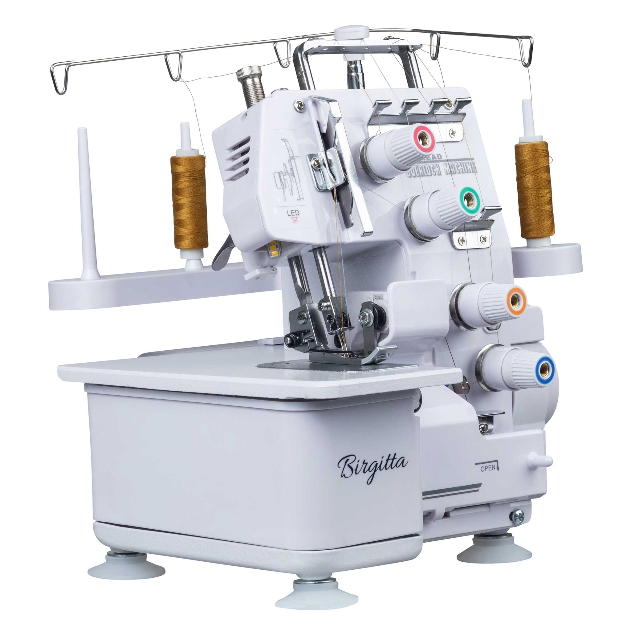 Symaskin Birgitta Overlock Standard Vit Plast