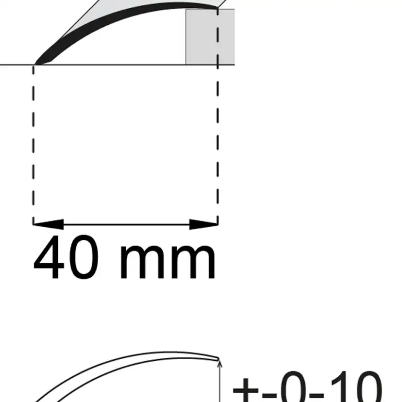 Nivålist Habo SA78 Ek 40 mm