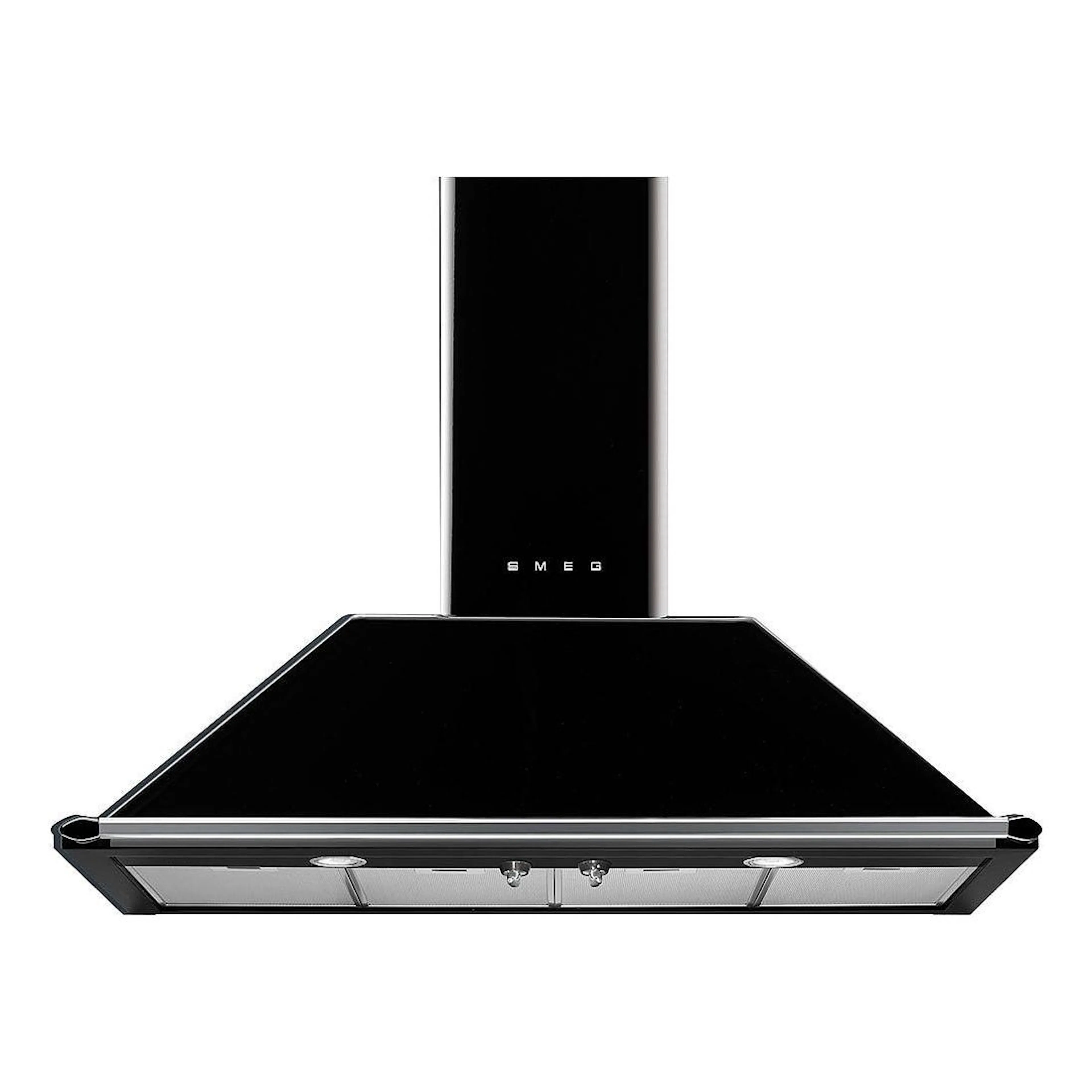 Smeg Väggmonterad Köksfläkt Victoria KT110BLE Svart, 110 cm