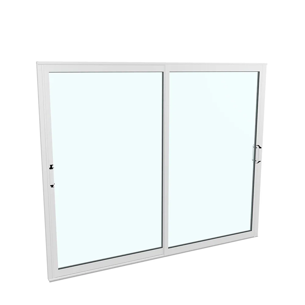Landskap Skjutdörrsparti Robust B2450mm x H2000 - Vit Vår oc B2450 x H2000 mm - Vit