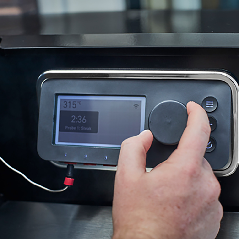 Träpelletsgrill Weber SmokeFire EX6 GBS Svart, Grillyta med 2 Zoner