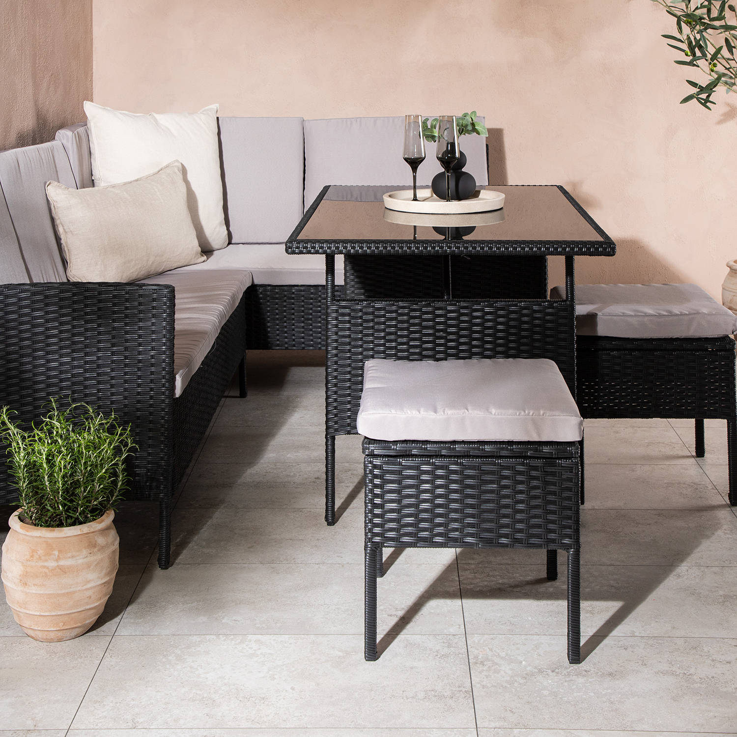 Loungegrupp Venture Home Knock Utomhus