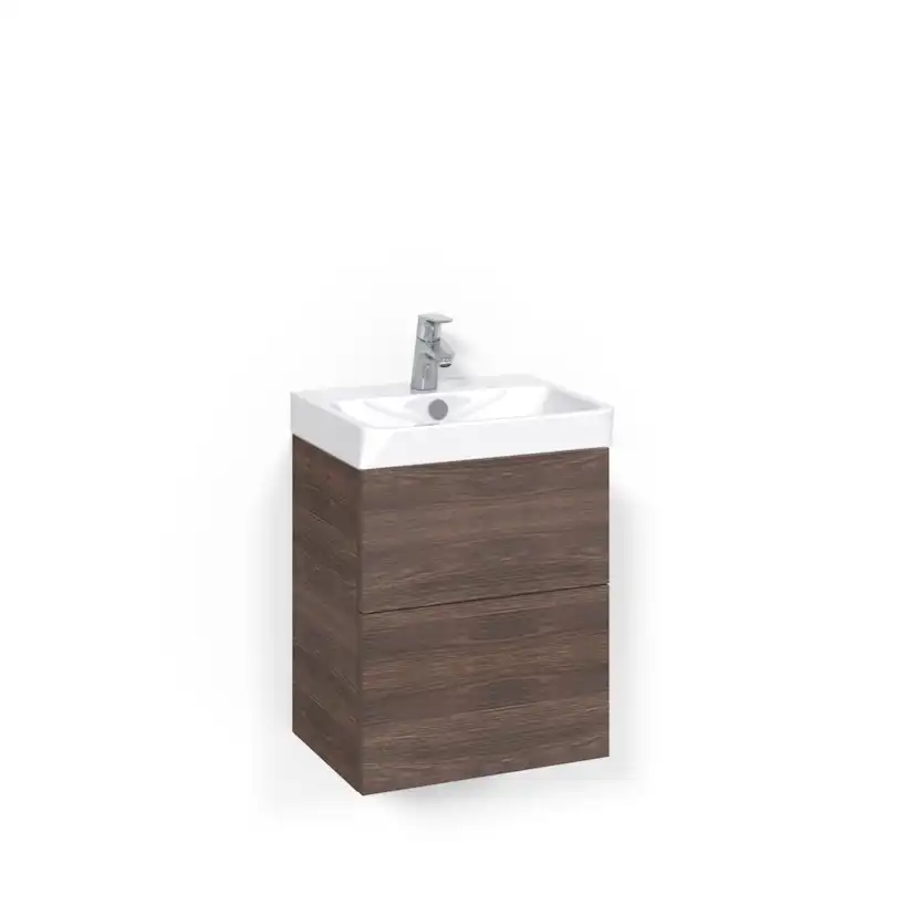 Crown Kommod 45x35 Brun Ask Push-open Light Bredd: 450 mm, Brun Ask, Push Open