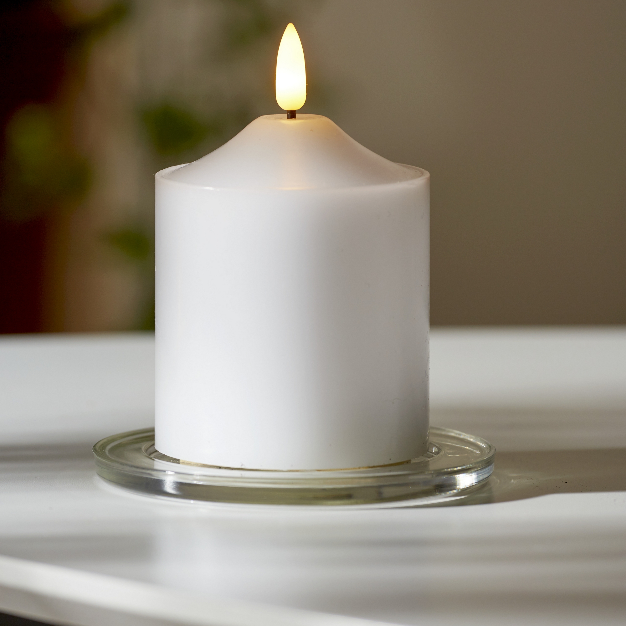 Blockljus Star Trading LED Flamme