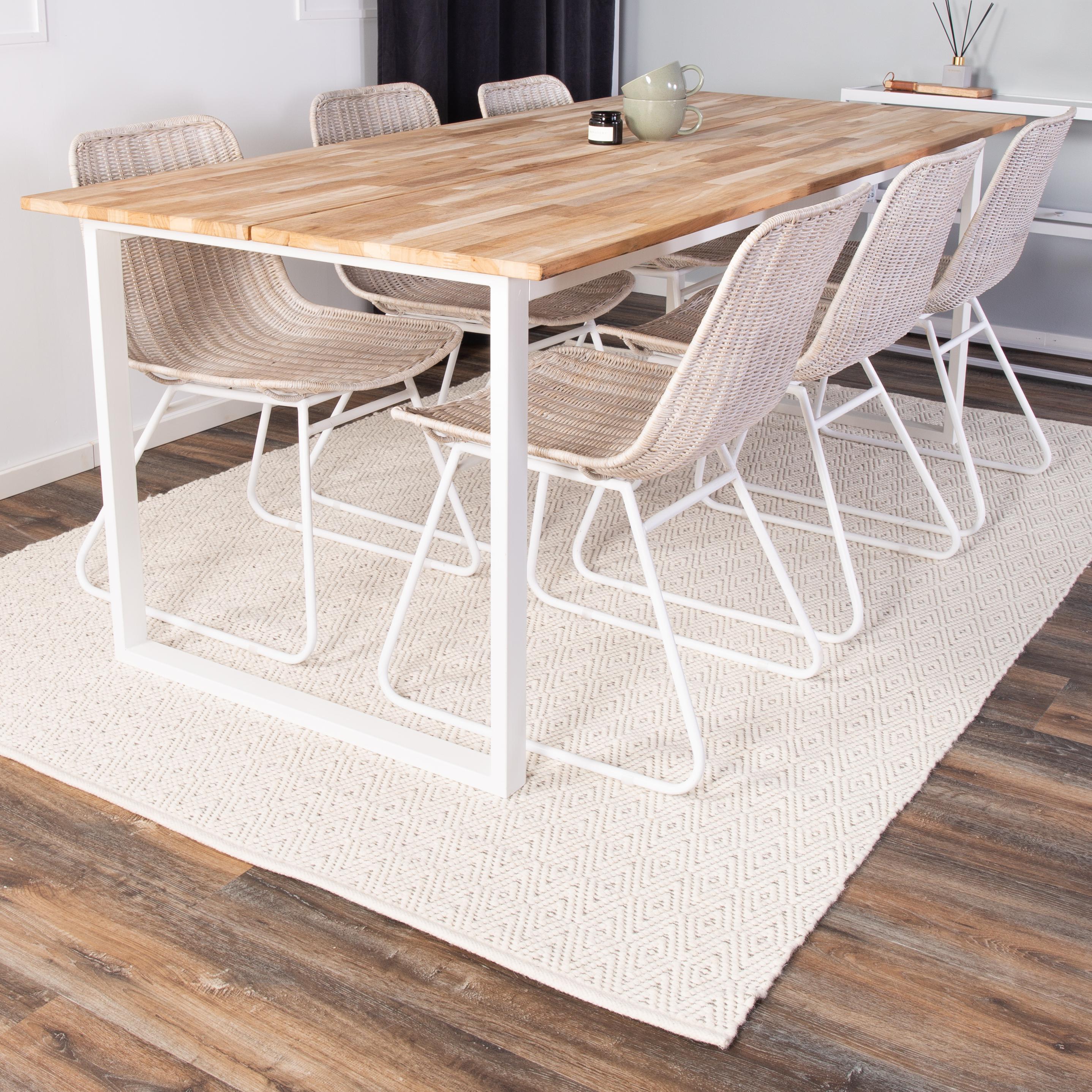 Matgrupp Venture Home Cornelia med 6 Cornelia Stolar