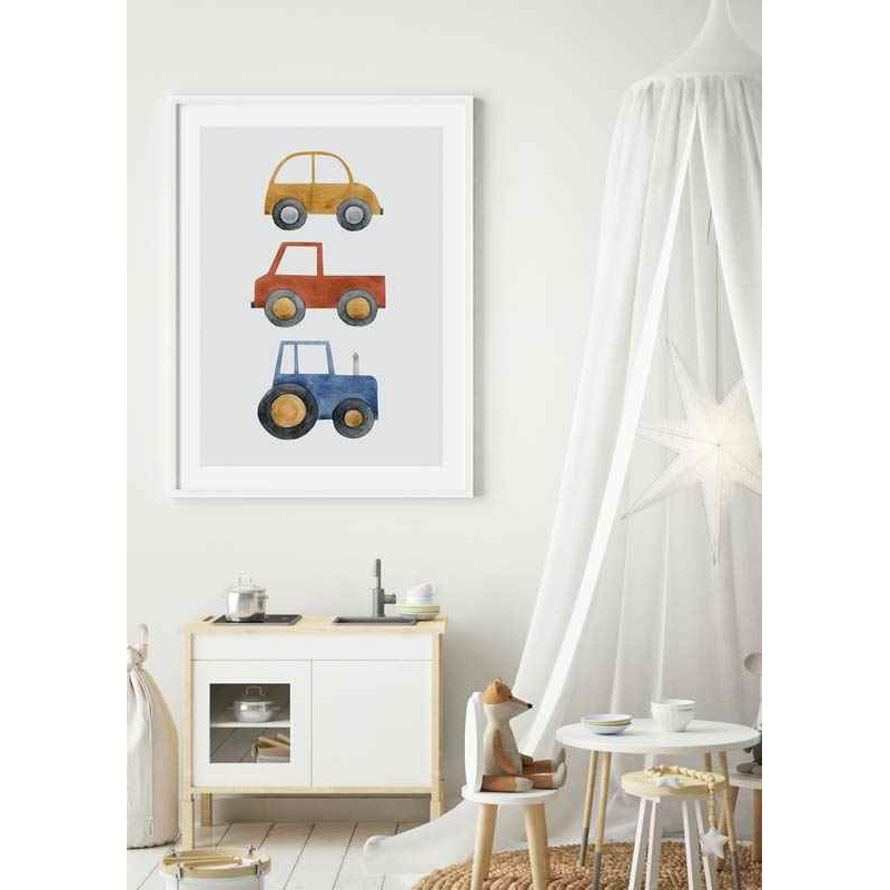 Poster Gallerix Three Vehicles