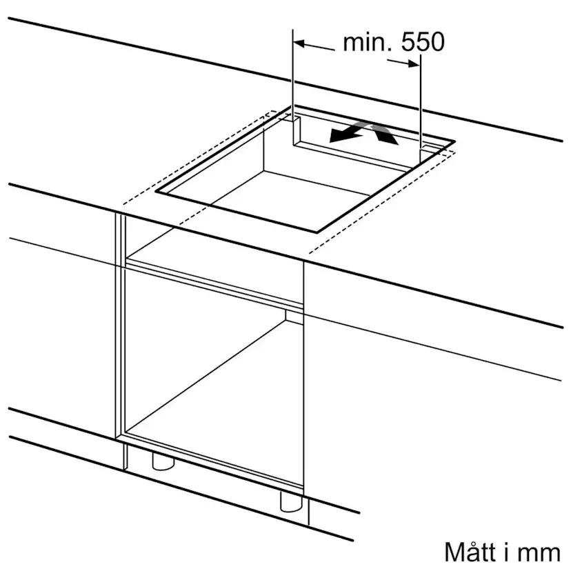Induktionshäll Siemens iQ100 EH831HEB1E Svart 80 cm