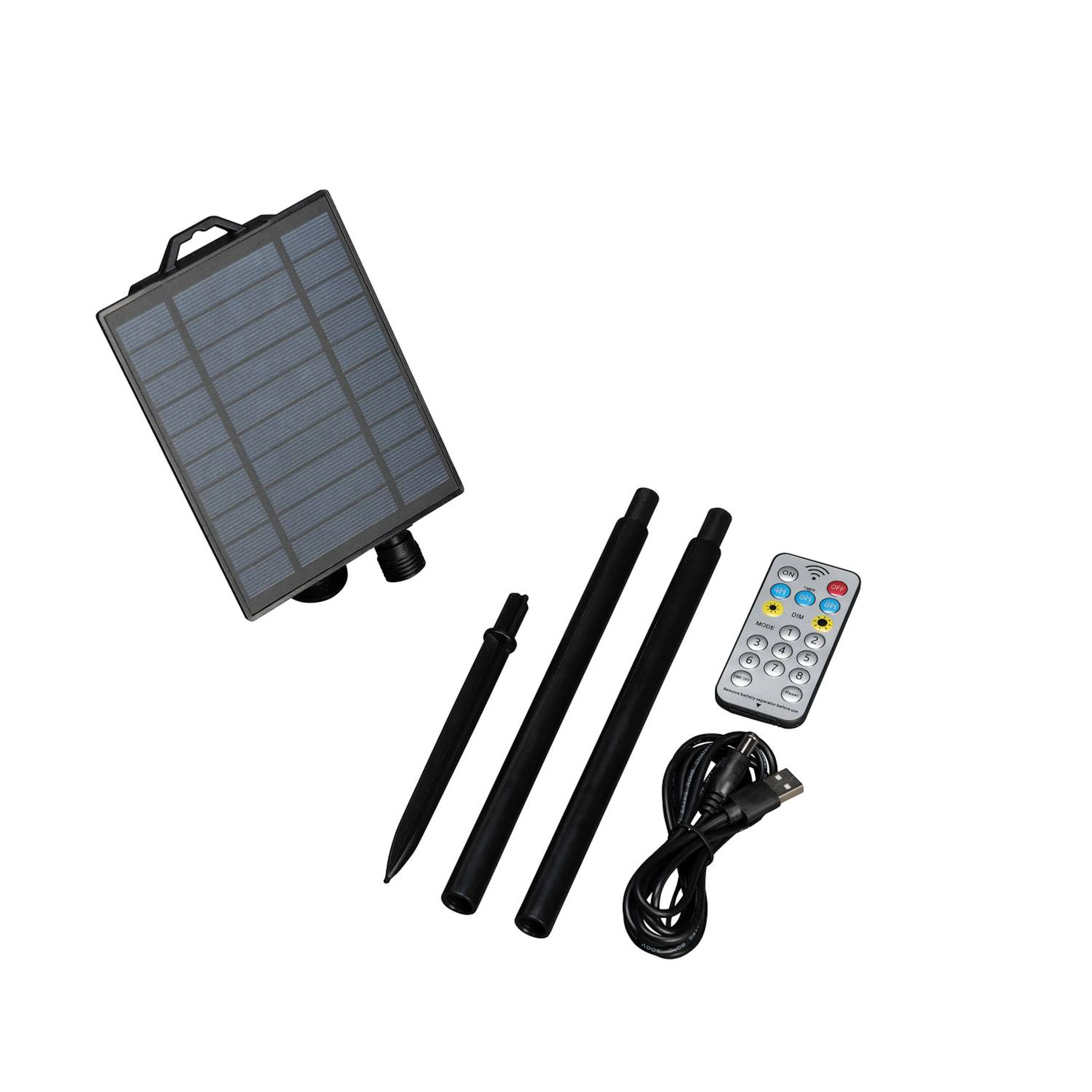 Batteribox Gnosjö Konstsmide med Solpanel