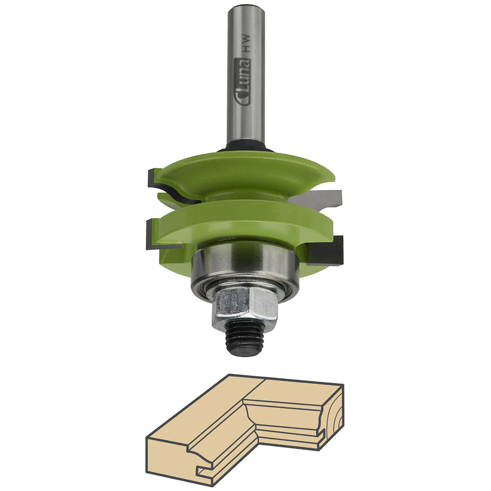 Kontraprofilfräsar Luna Tools För Trä