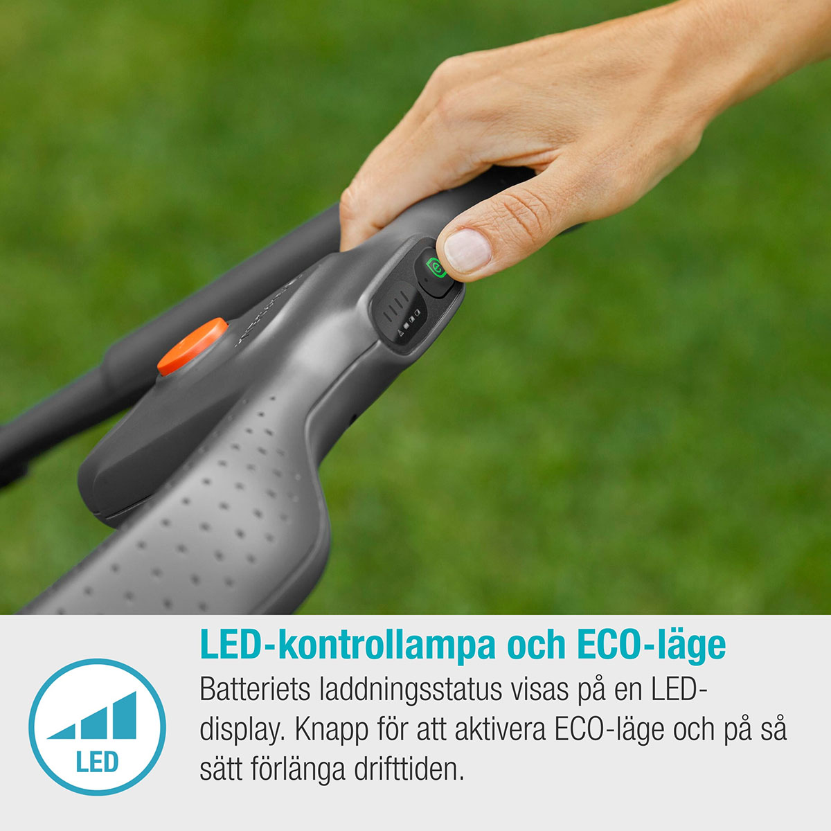 Batterigräsklippare Gardena PowerMax 32/18V P4A utan Batteri och Laddare