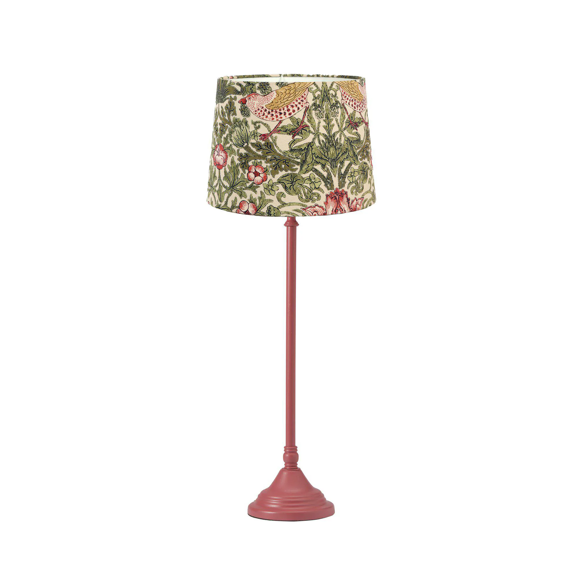 Bordsslampa PR Home Tove Lampfot i Metall med Vilja Lampskärm i William Morris Mönster