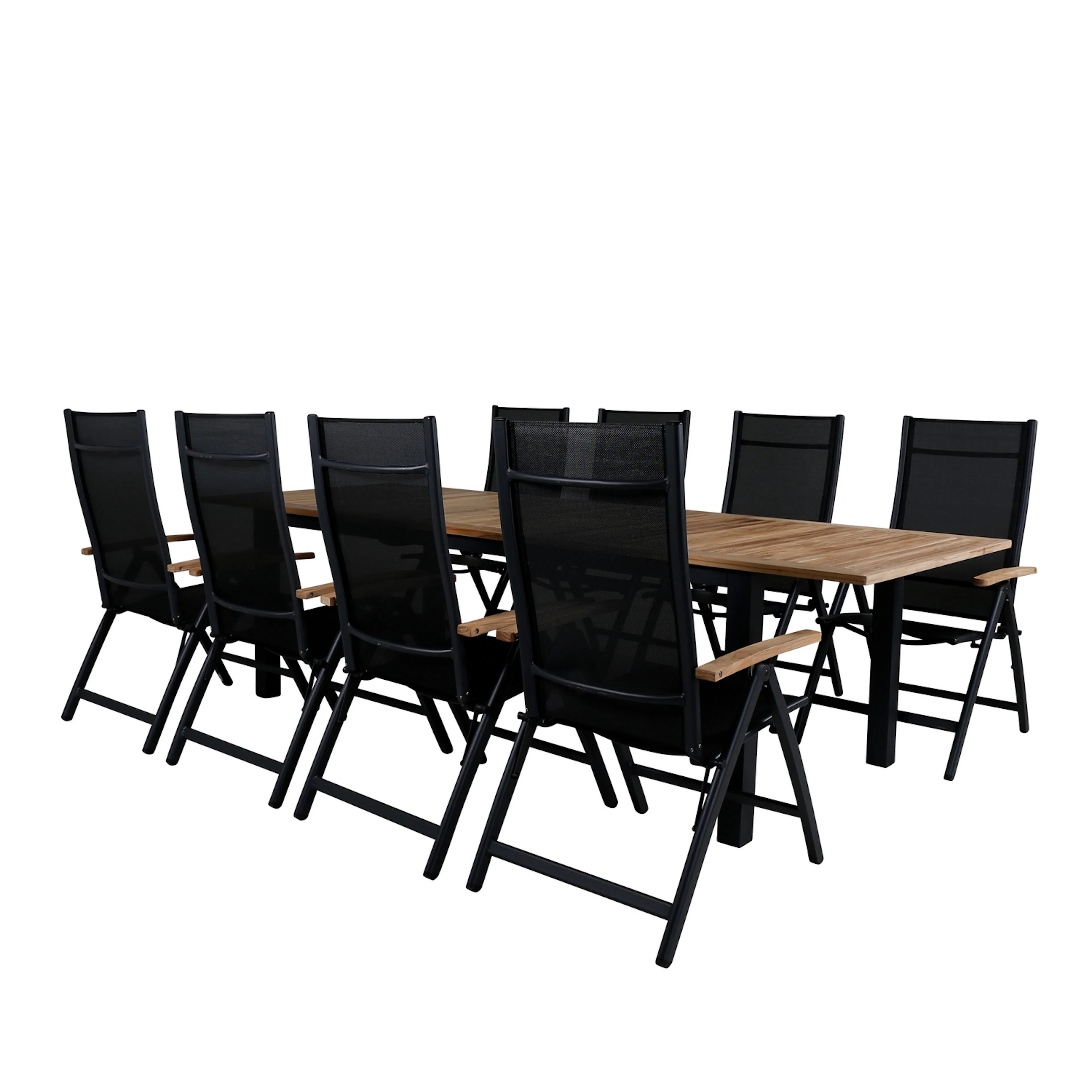 Matgrupp Venture Home Perla med 8 Perla Positionsstolar