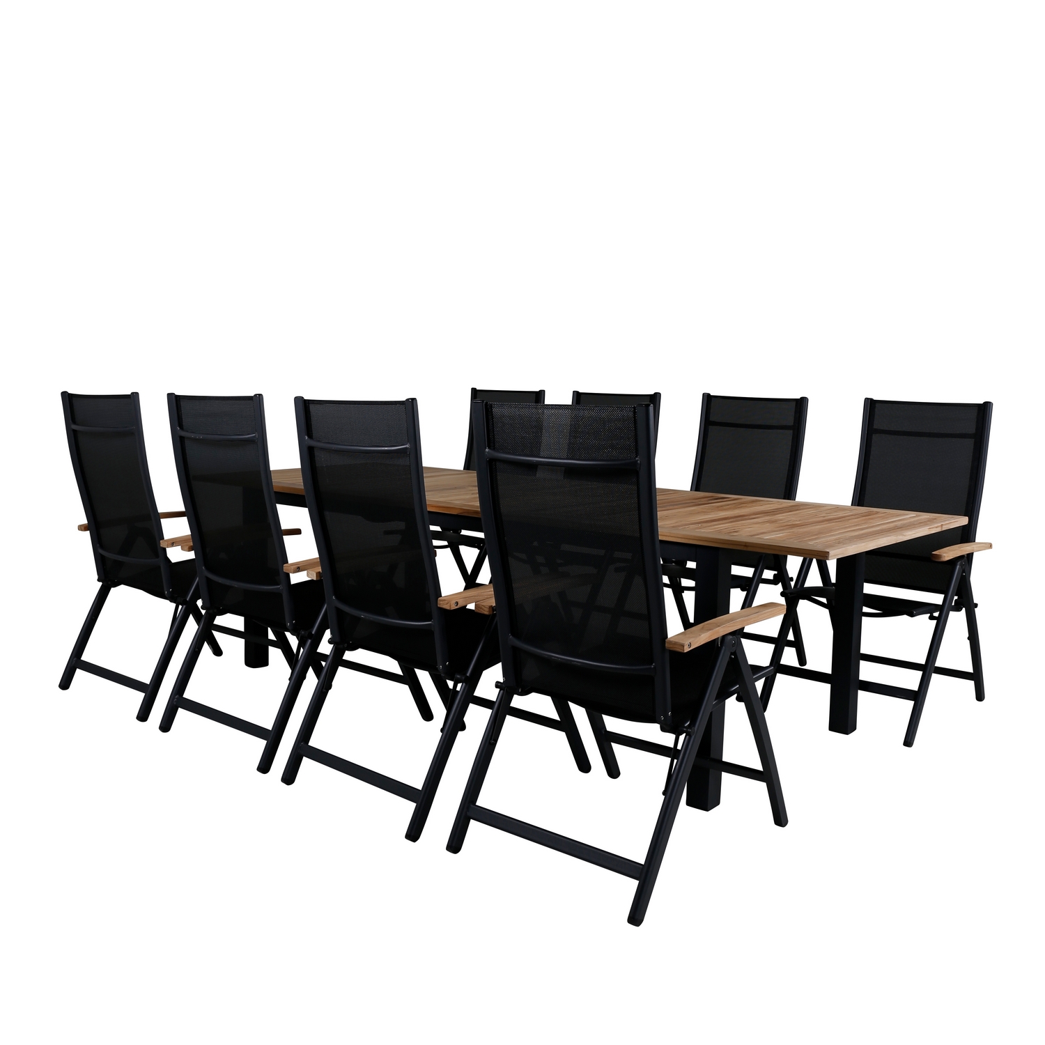 Matgrupp Venture Home Perla med 8 Perla Positionsstolar