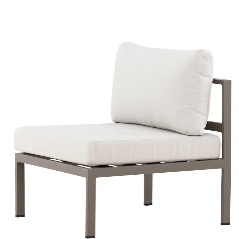 Copacabana Sofa Module Middle - Brown / Beige Brown / Beige