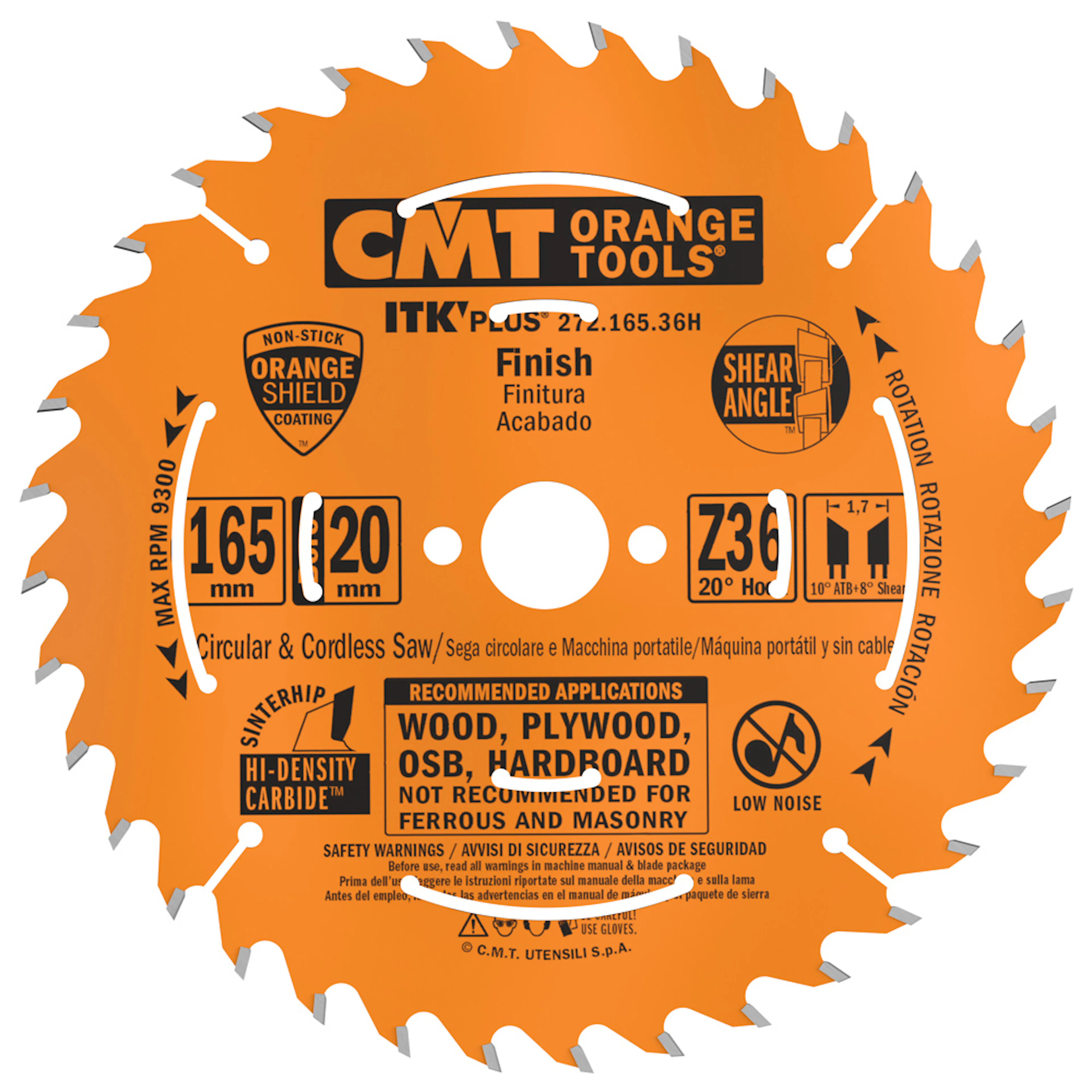 Sågklinga CMT Orange Tools ITK-Plus Kapning