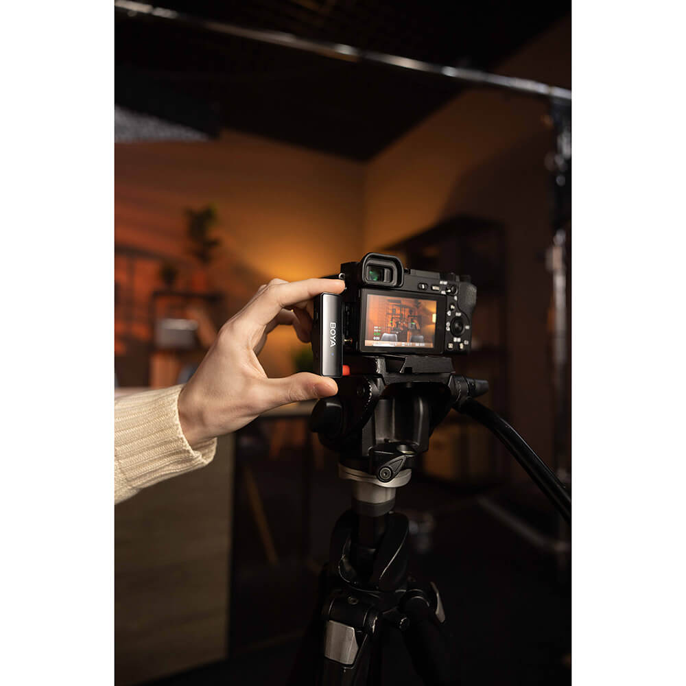 Mikrofonsystem BOYA Trådlöst Boyalink X2, 3.5mm, Lightning & USB-C