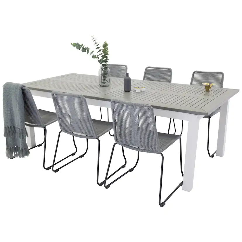 Matgrupp Venture Home Aleyna 224/324 med 6 Leon Stolar