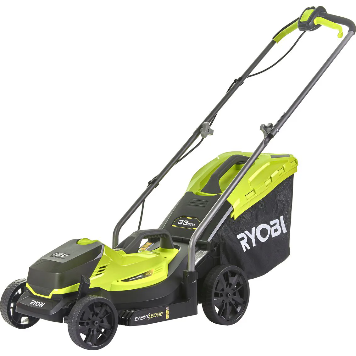 Gräsklippare El RYOBI ONE+ RLM18X33B40 18V 33cm med 4,0 Ah inkl. Batteri & Laddare