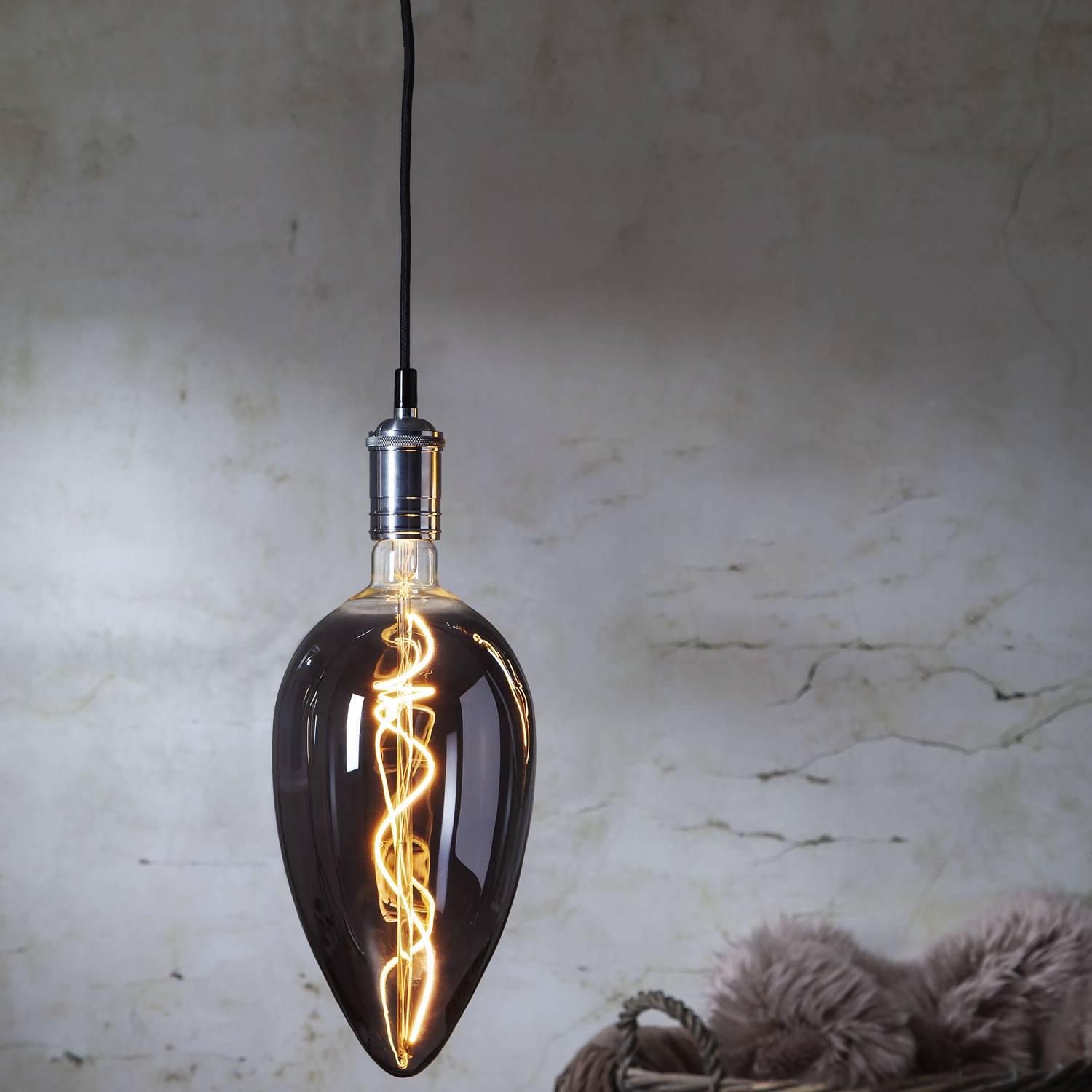 LED-lampa Star Trading E27 C150 Industrial Vintage