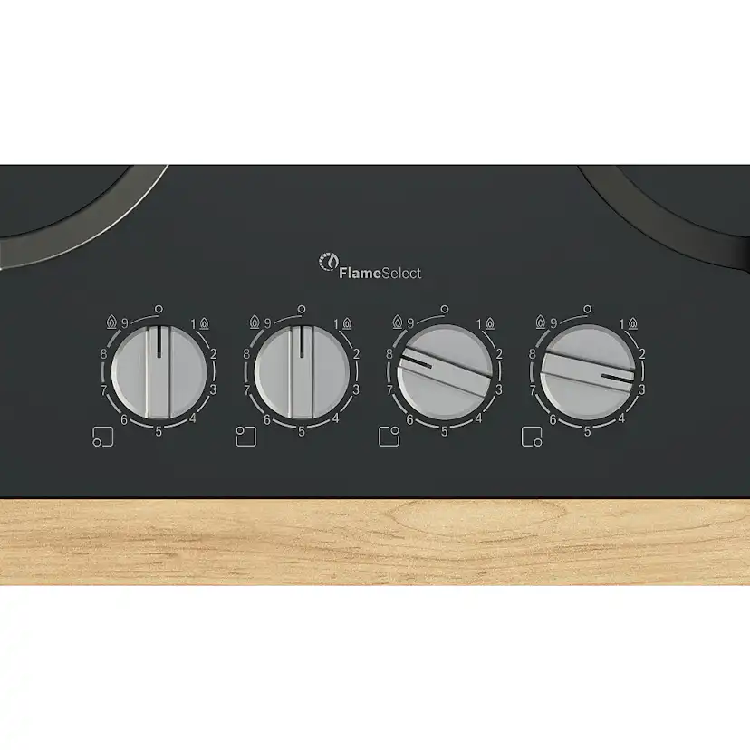 Gashäll Bosch Serie 6 PPP6A6I10 Svart med FlameSelect och Easy Cleaning