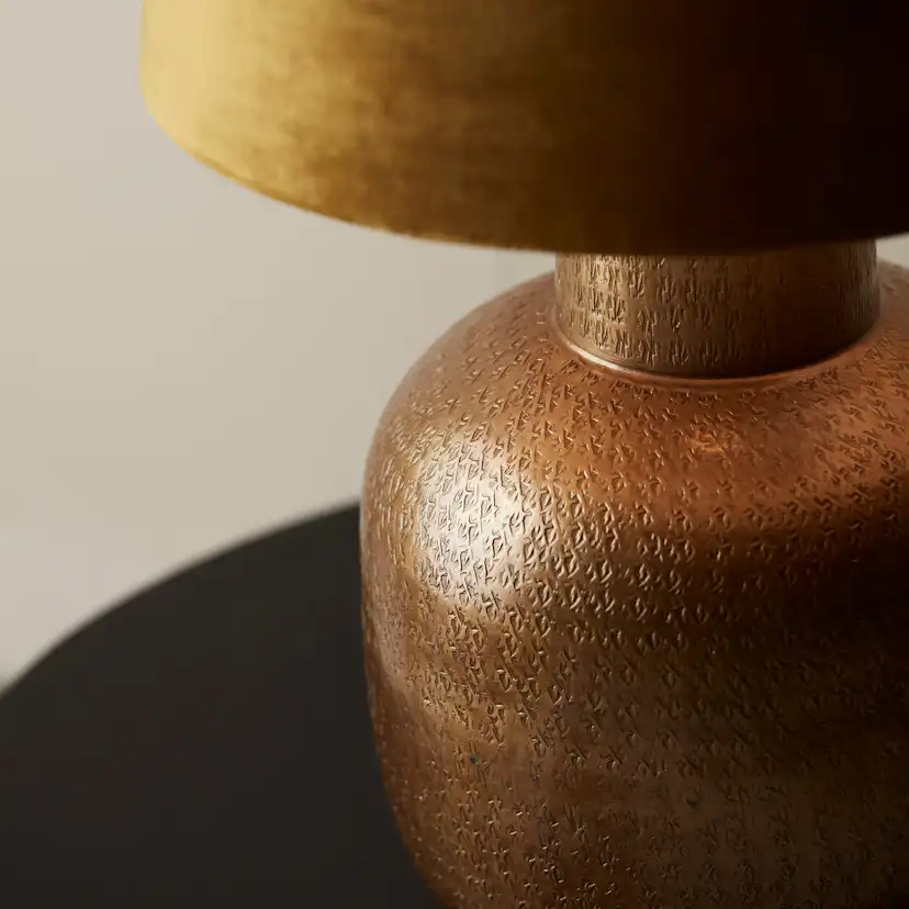 Lampfot PR Home Henry Mässing i Keramik