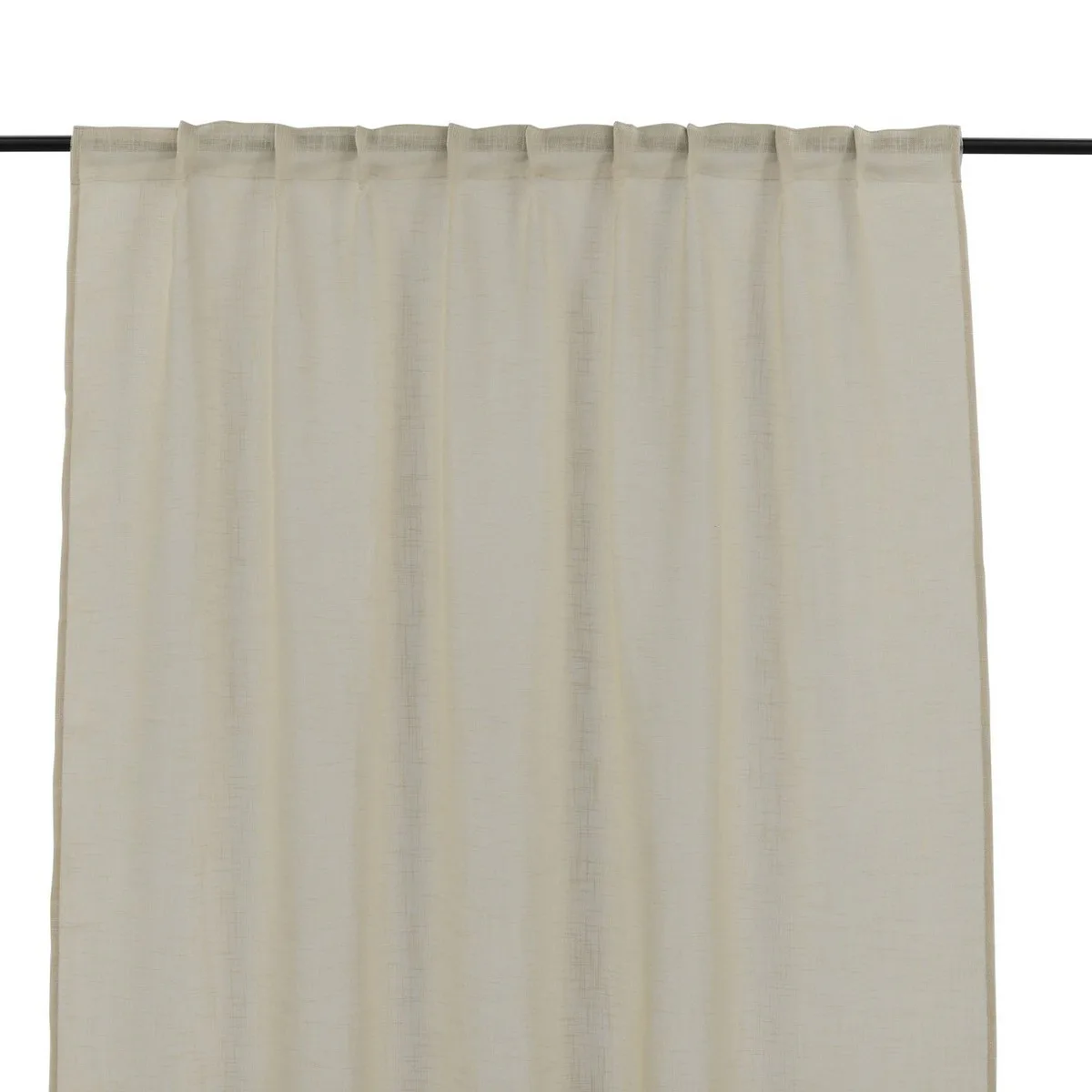 Kaya Curtain Polyester/linenlook - Beige - 140*240 - Multi b Beige, Längd: 240 cm