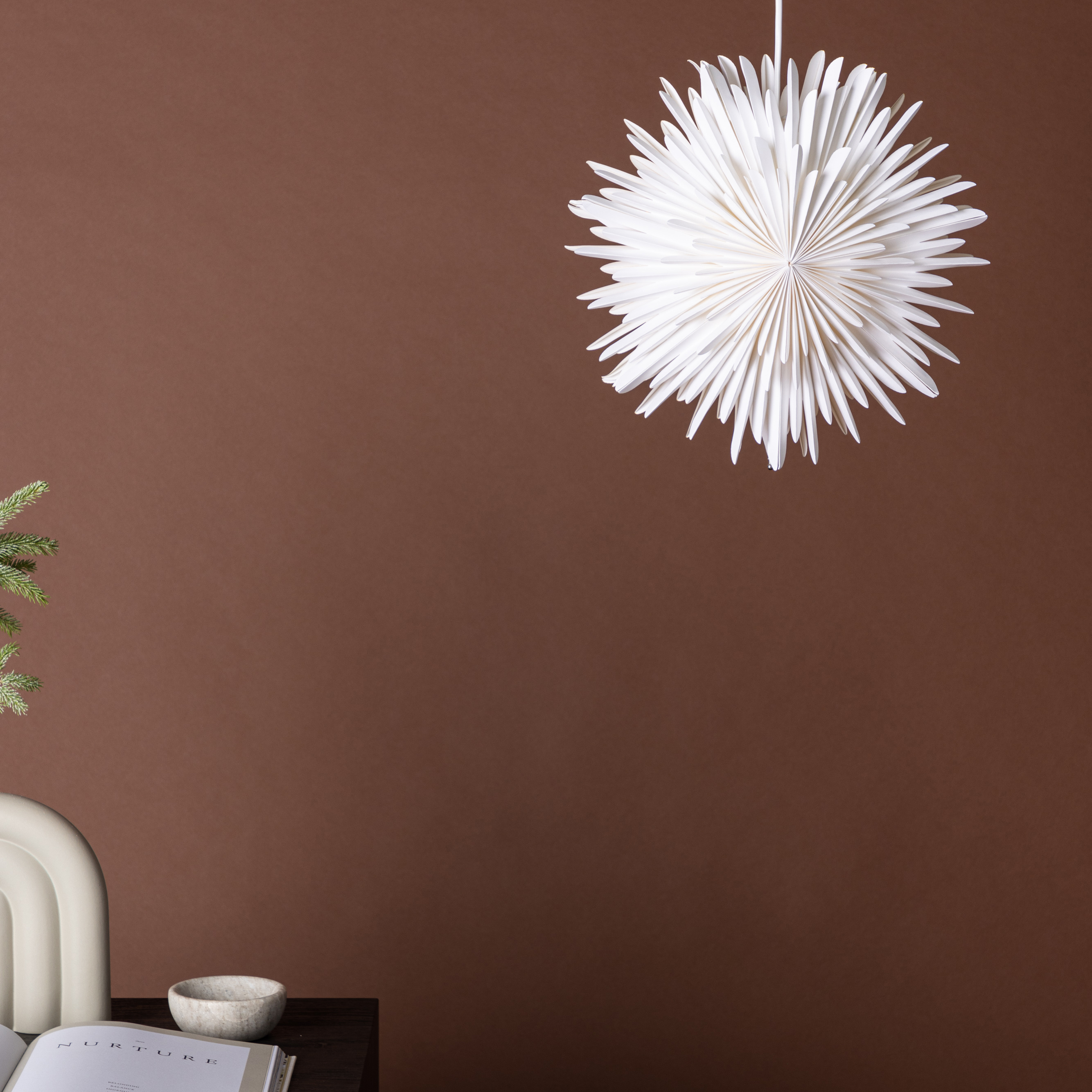 Sälen 35cm Pendant Lamp - White /  White Vit, 35 cm