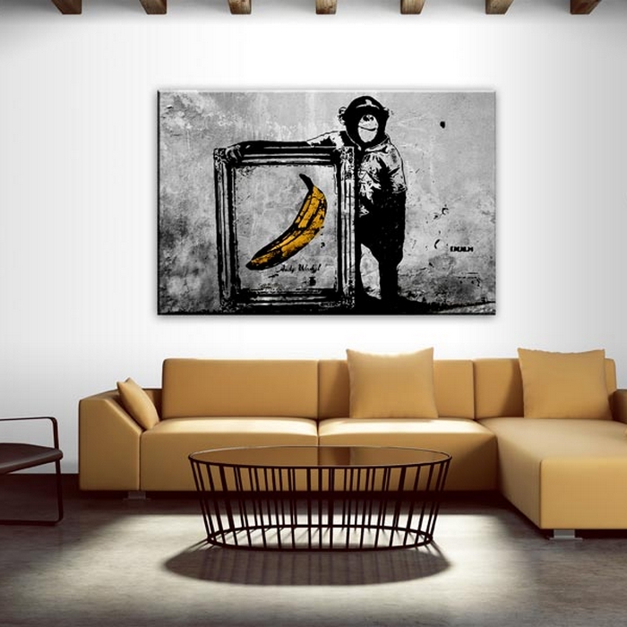 Tavla Arkiio Inspired By Banksy Black And White
