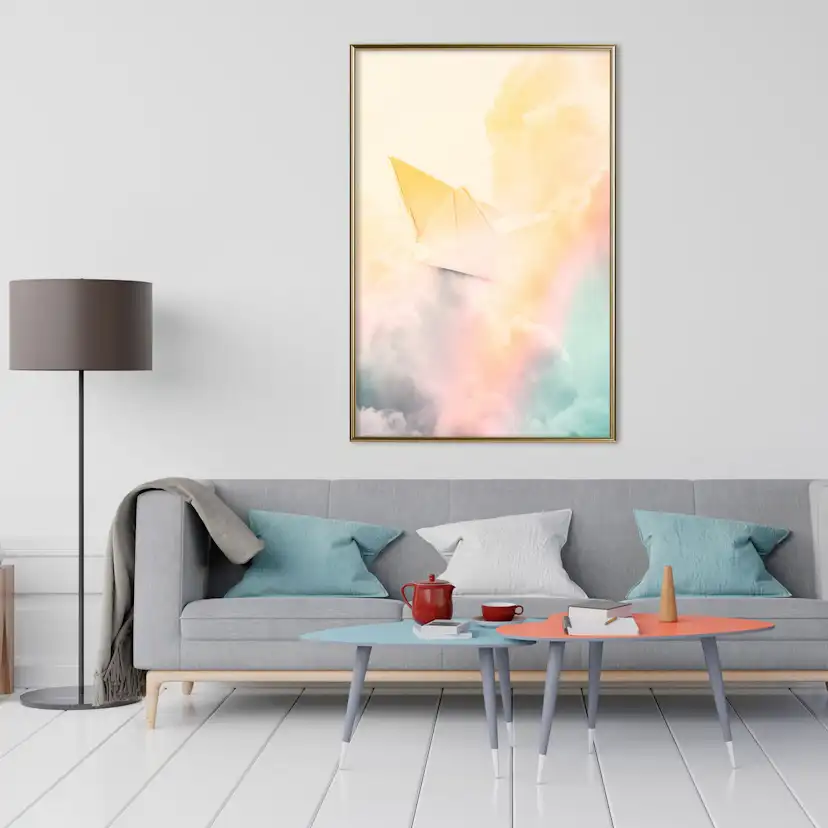 Poster Artgeist Affisch Origami