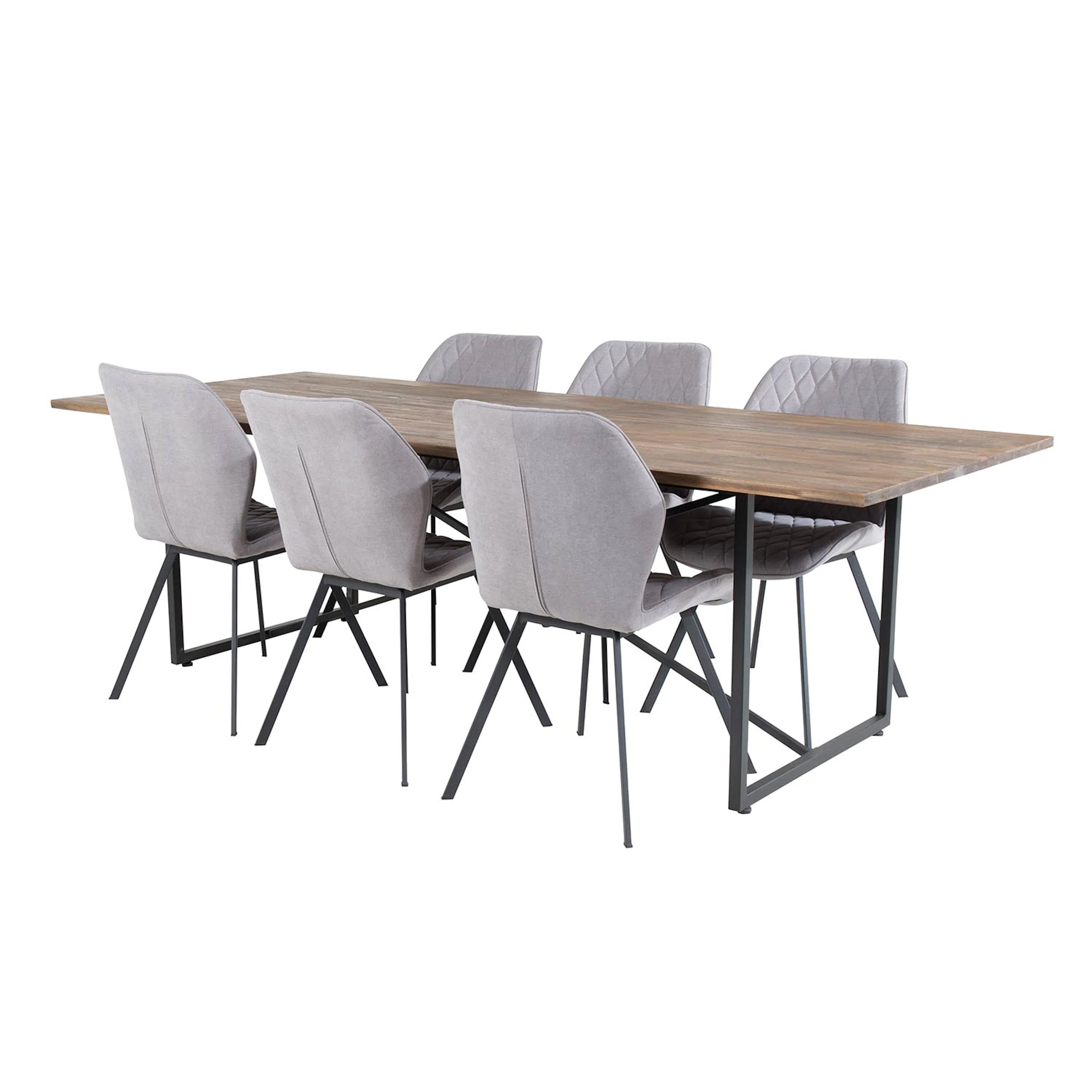Teak/Grå