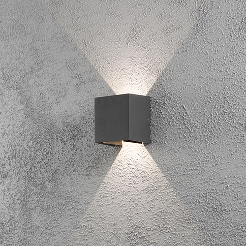 Vägglykta Gnosjö Konstsmide Cremona High Power 2x3W LED
