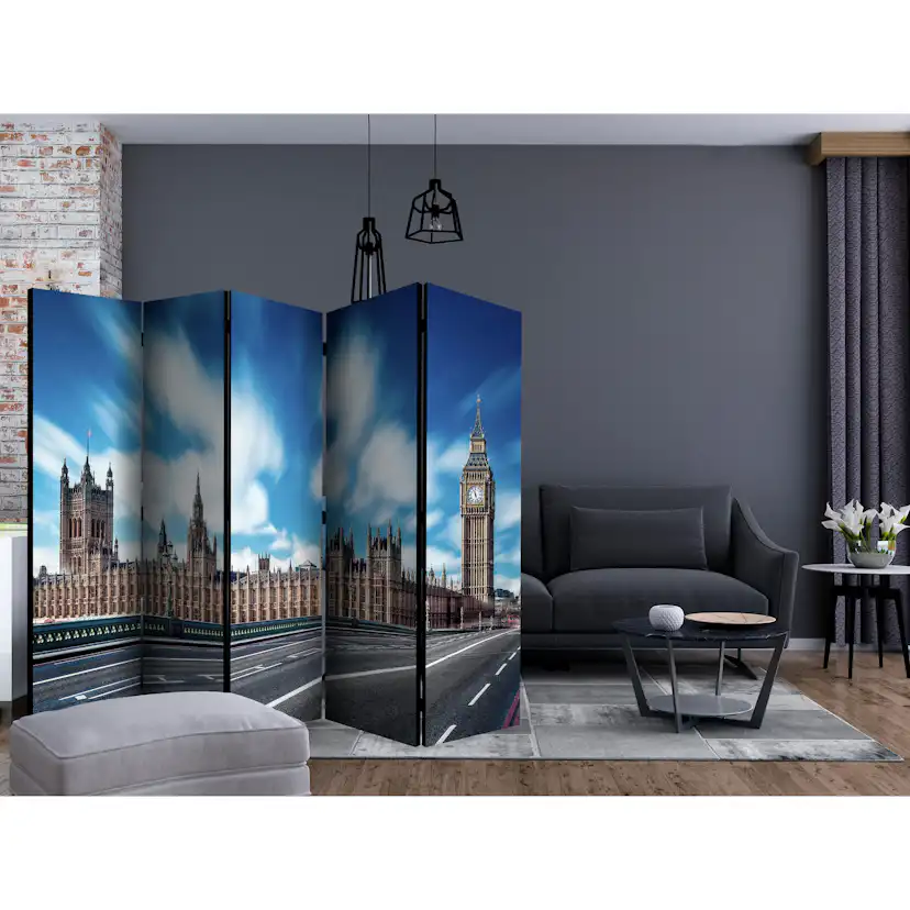 Rumsavdelare Skärmvägg Arkiio Sunny London II 225x172 cm