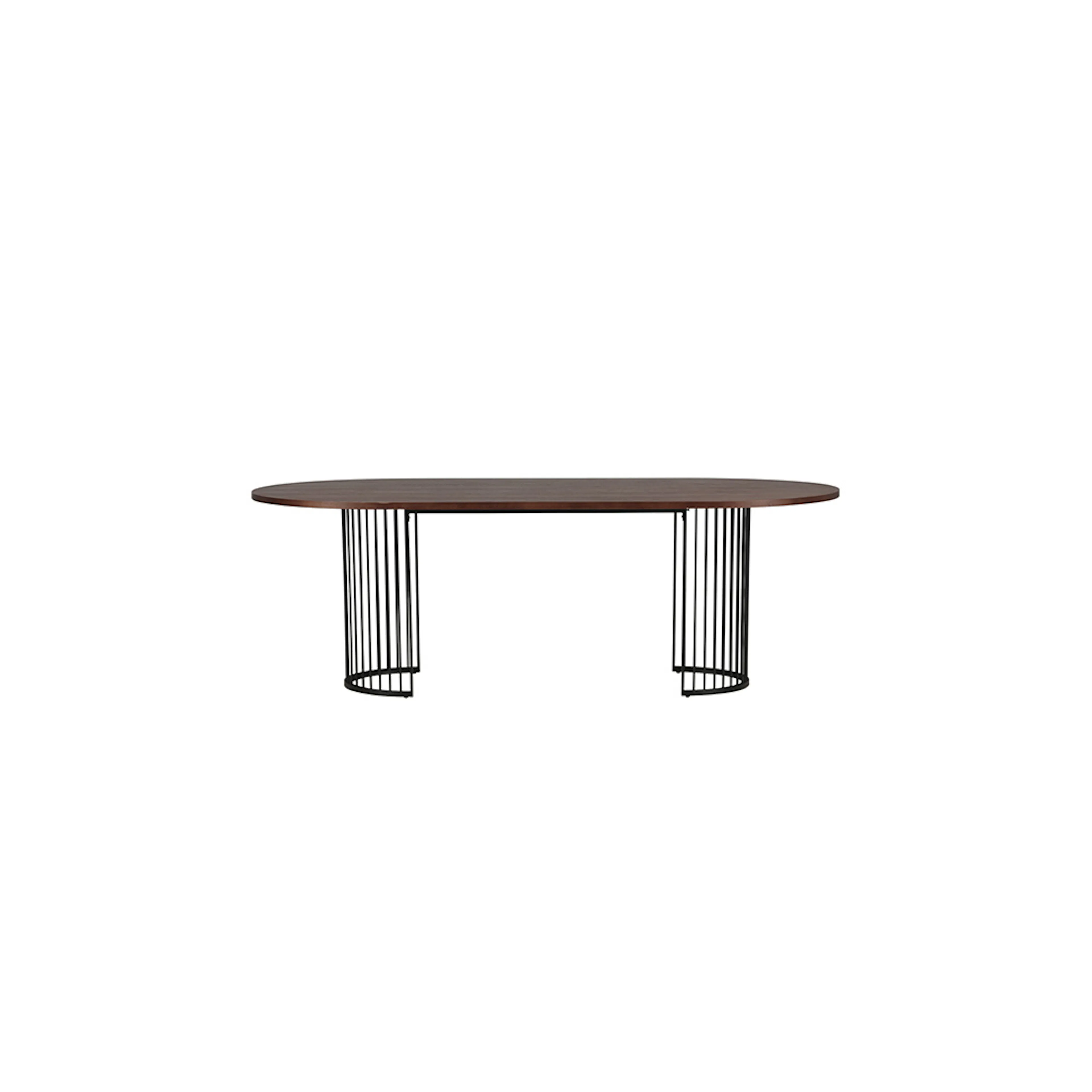 Hamneskär Dining Table - Dark Walnut / Wood Brun