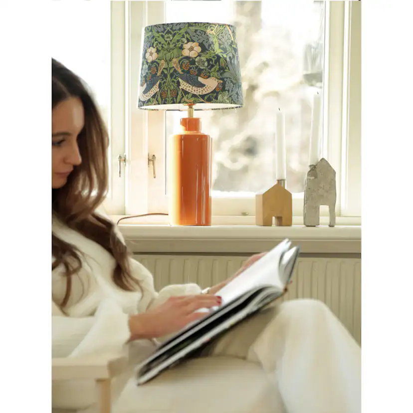 Bordsslampa PR Home Solo med Lampskärm i Tyg 48 cm