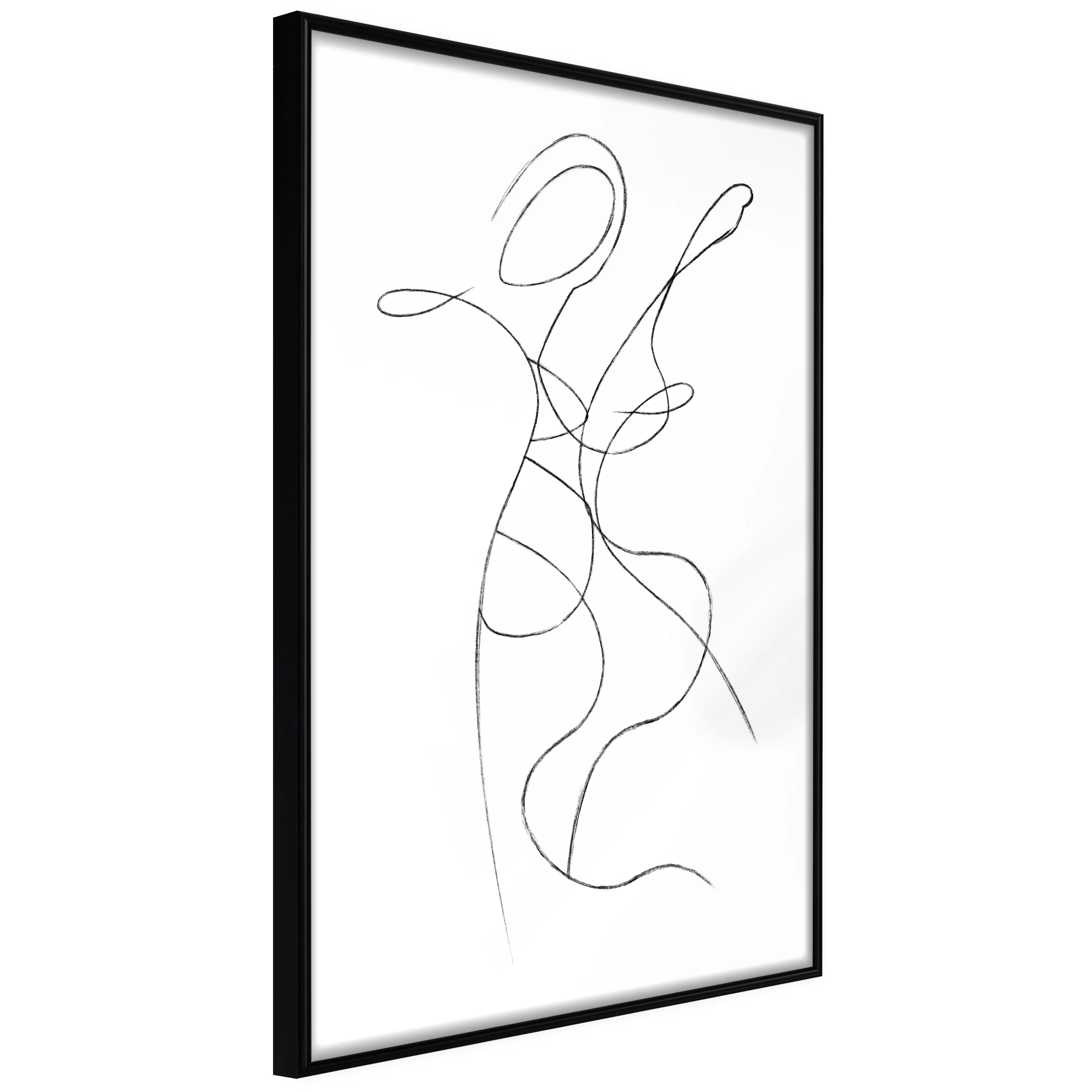 Affisch - Couple Embrace [Poster] 20x30 Svart ram, 20x30 cm