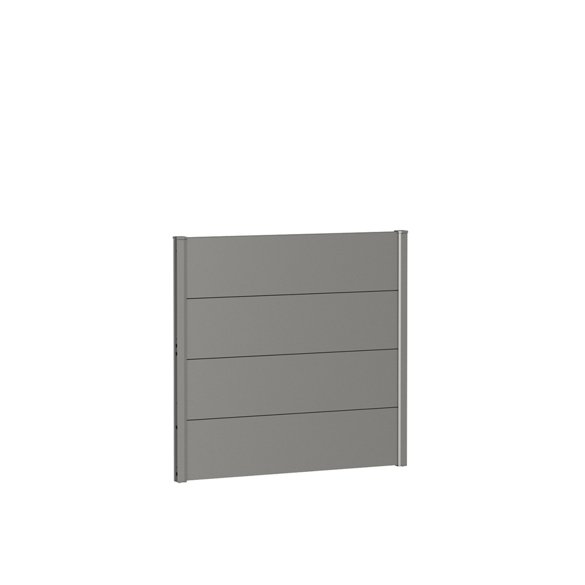 Väggpanel för Skärmvägg utan akrylglas 100x90 metallic kvart Kvartsgrå