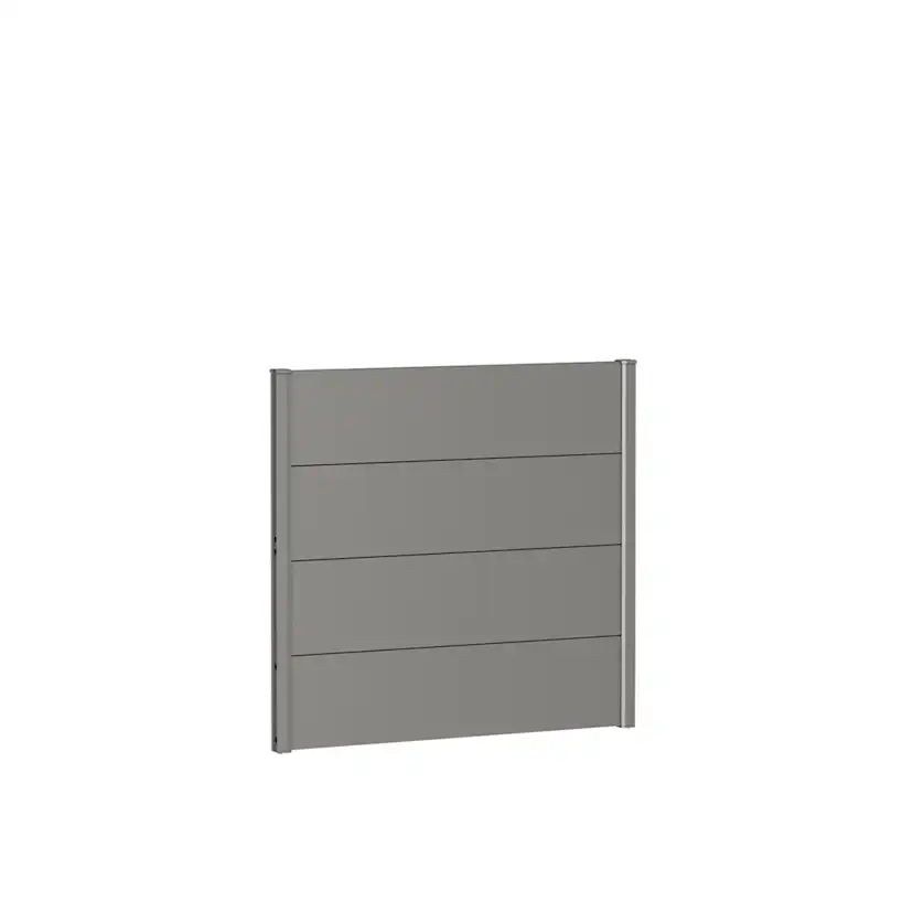 Väggpanel för Skärmvägg utan akrylglas 100x90 metallic kvart Kvartsgrå
