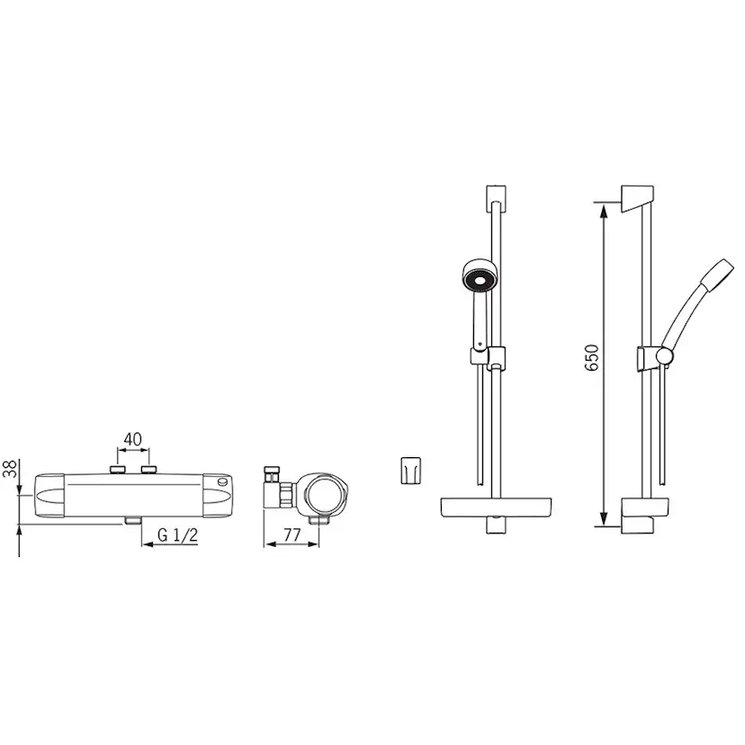 Duschset Oras Nova 40cc