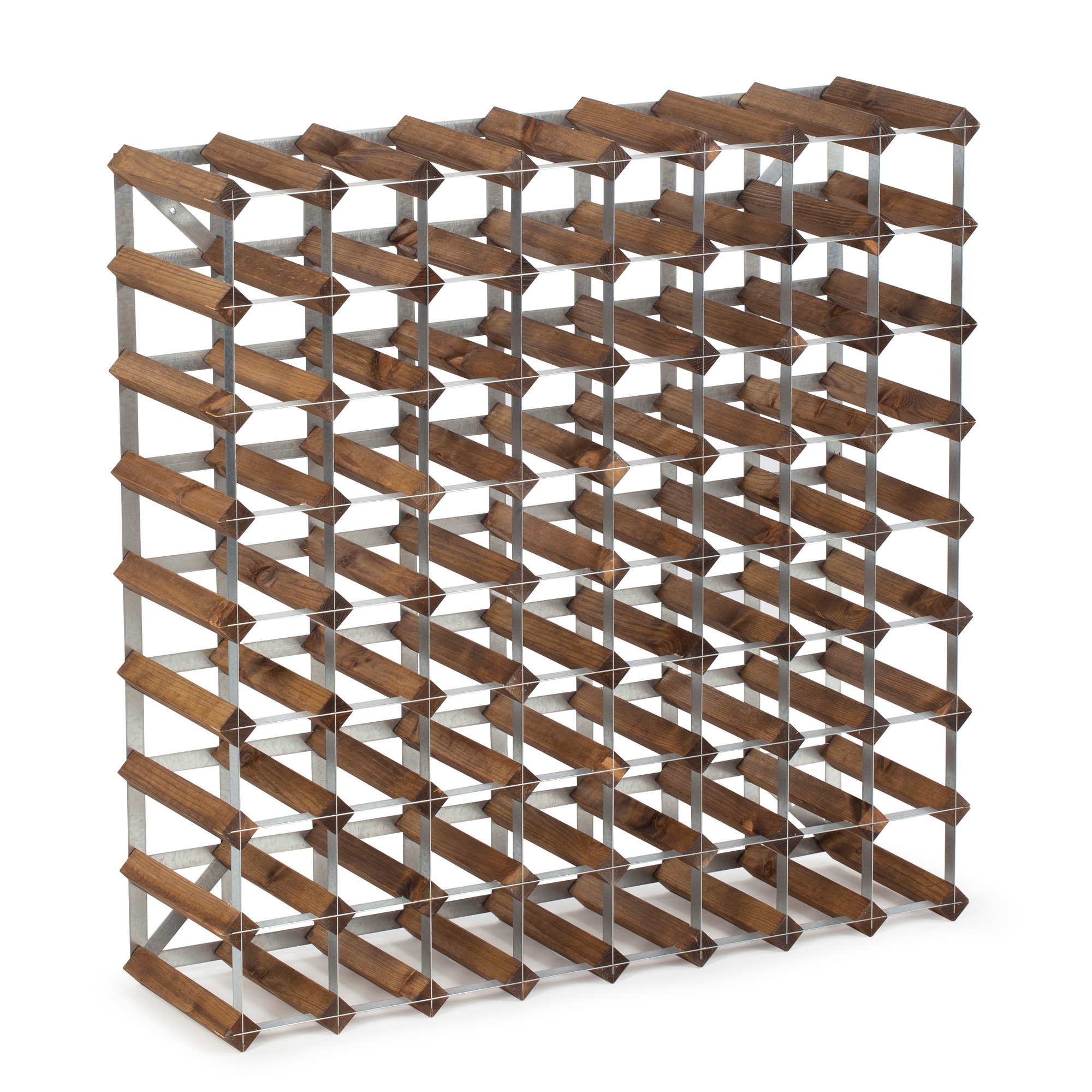 Vinställ Traditional Wine Rack 72 Flaskor Påbyggningsbart