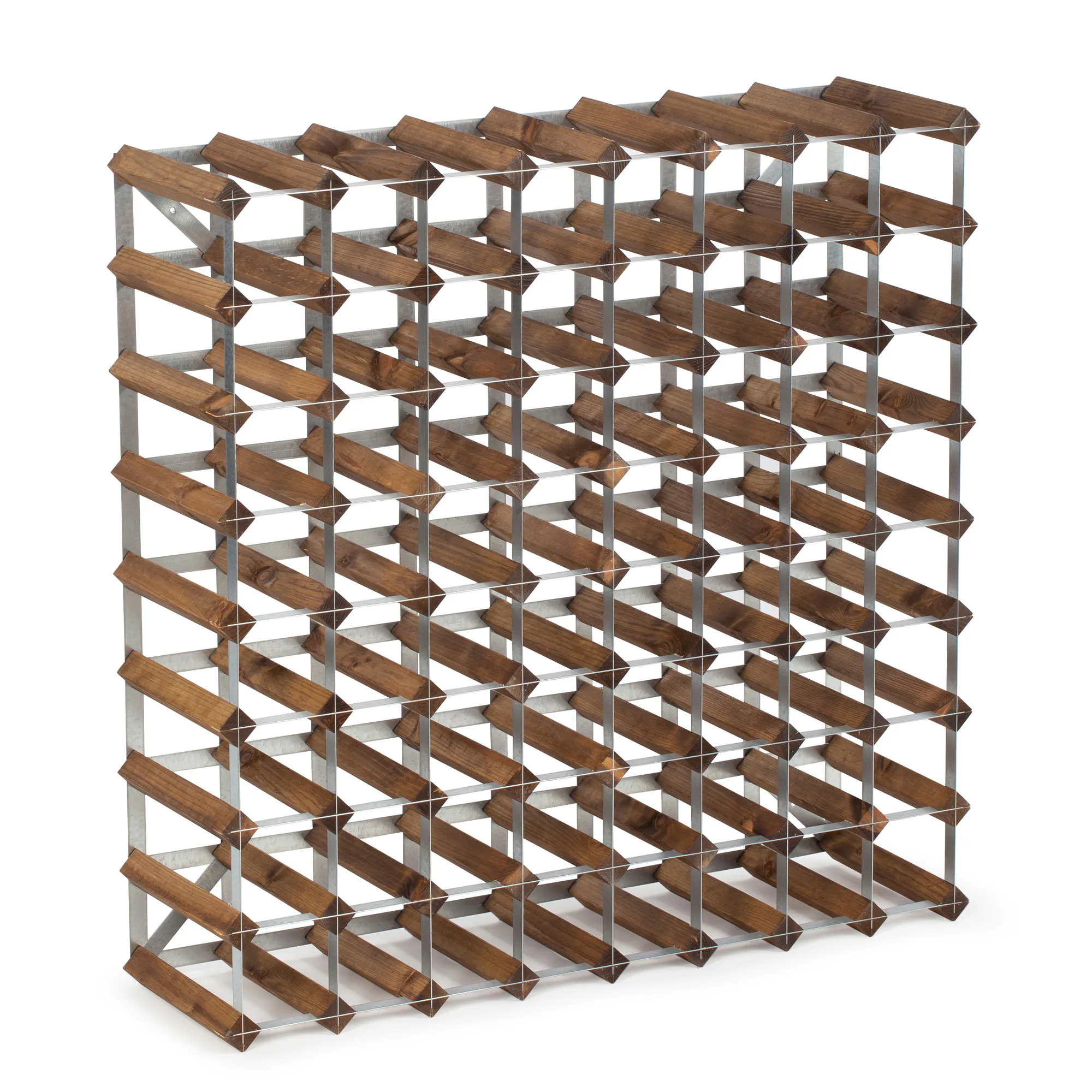 Vinställ Traditional Wine Rack 72 Flaskor Påbyggningsbart