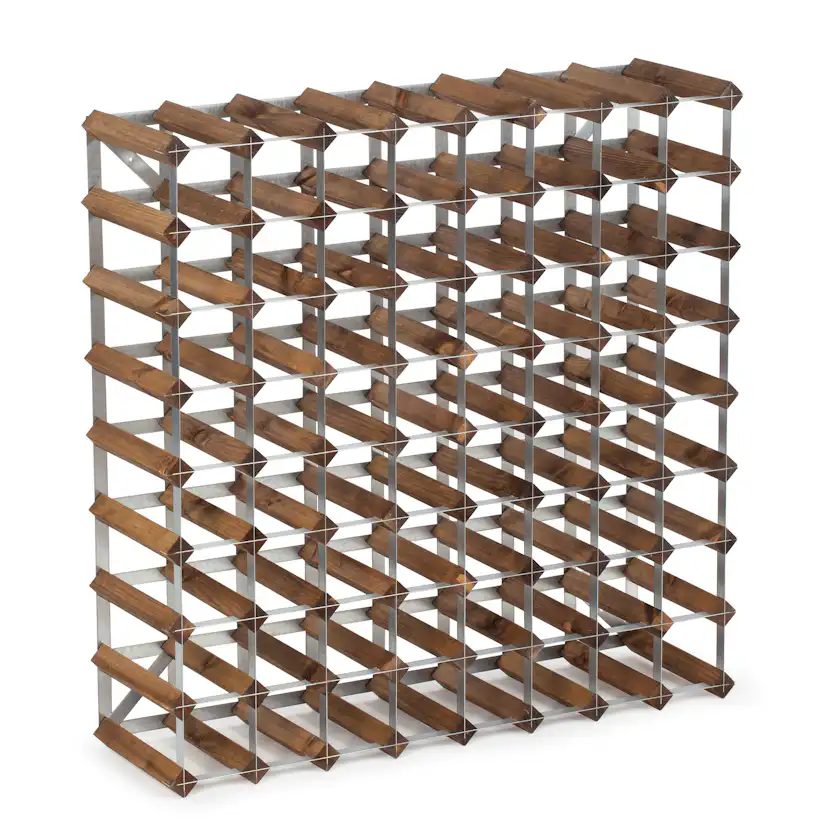 Vinställ Traditional Wine Rack 72 Flaskor Påbyggningsbart