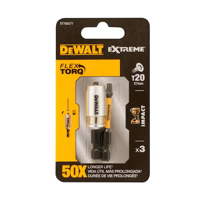 Torsionbits DeWalt DT70537T För Slagskruvdragare 50mm T20