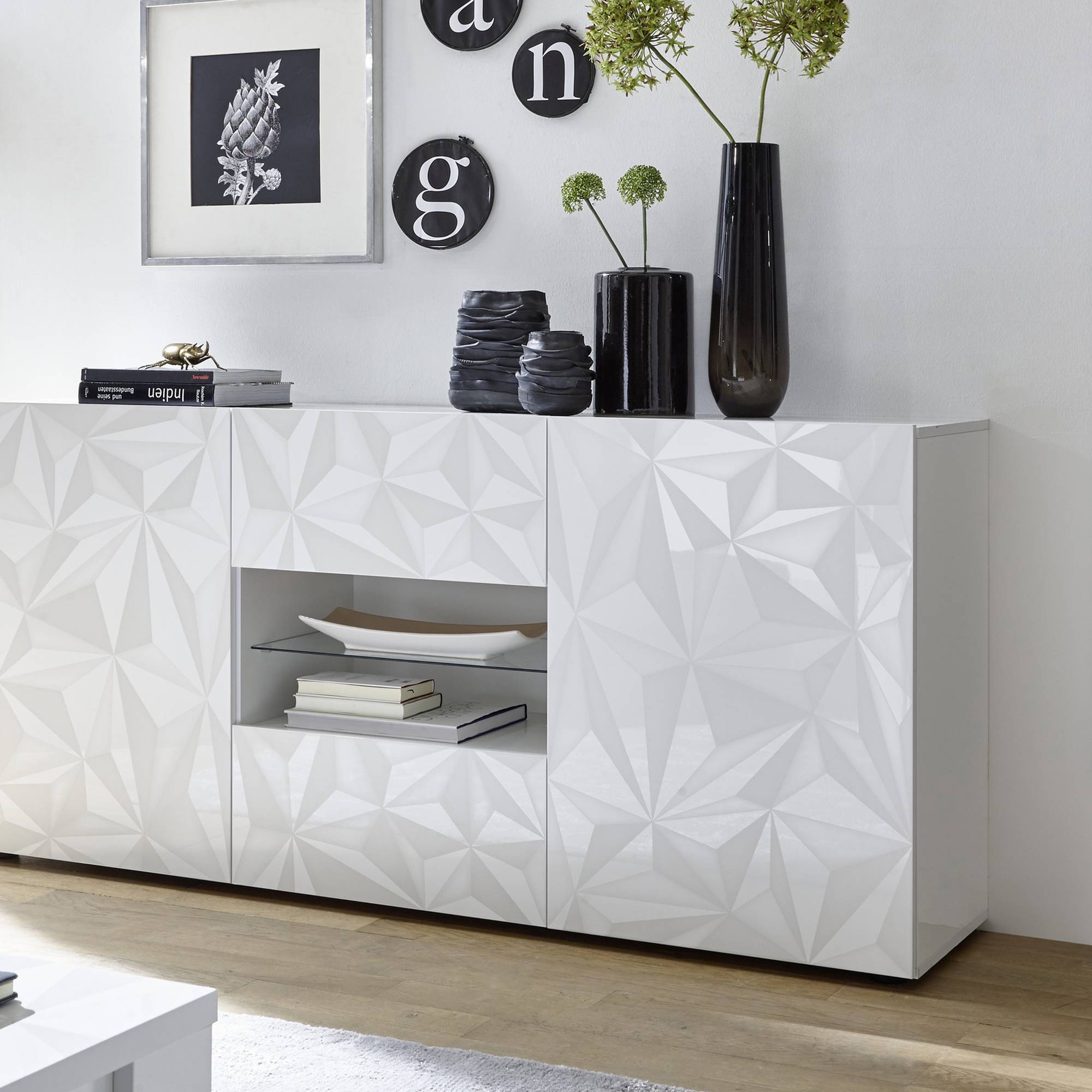 Skänk LC Spa Fasett 181 cm Vit