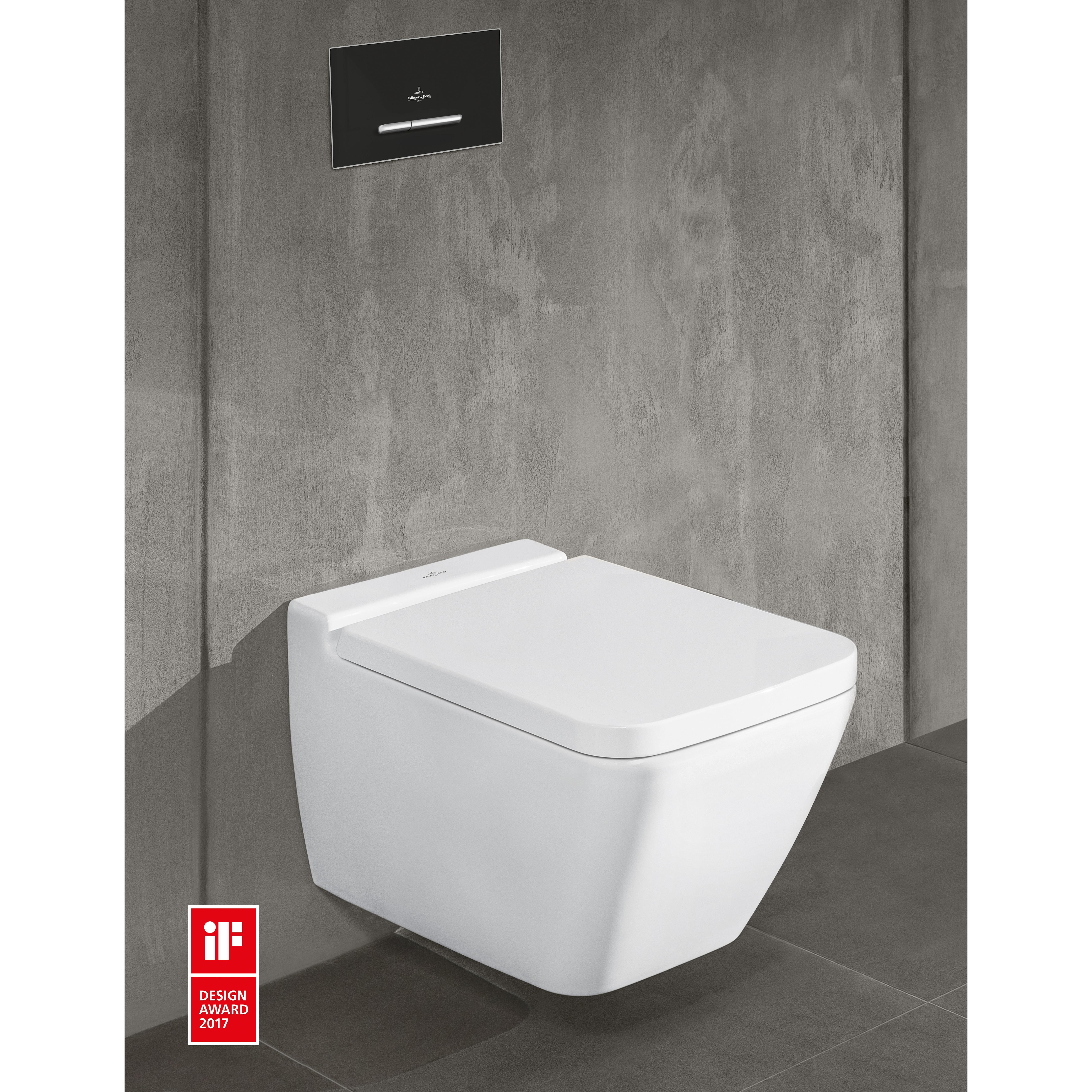Spolknapp Villeroy & Boch ViConnect 300S Plast