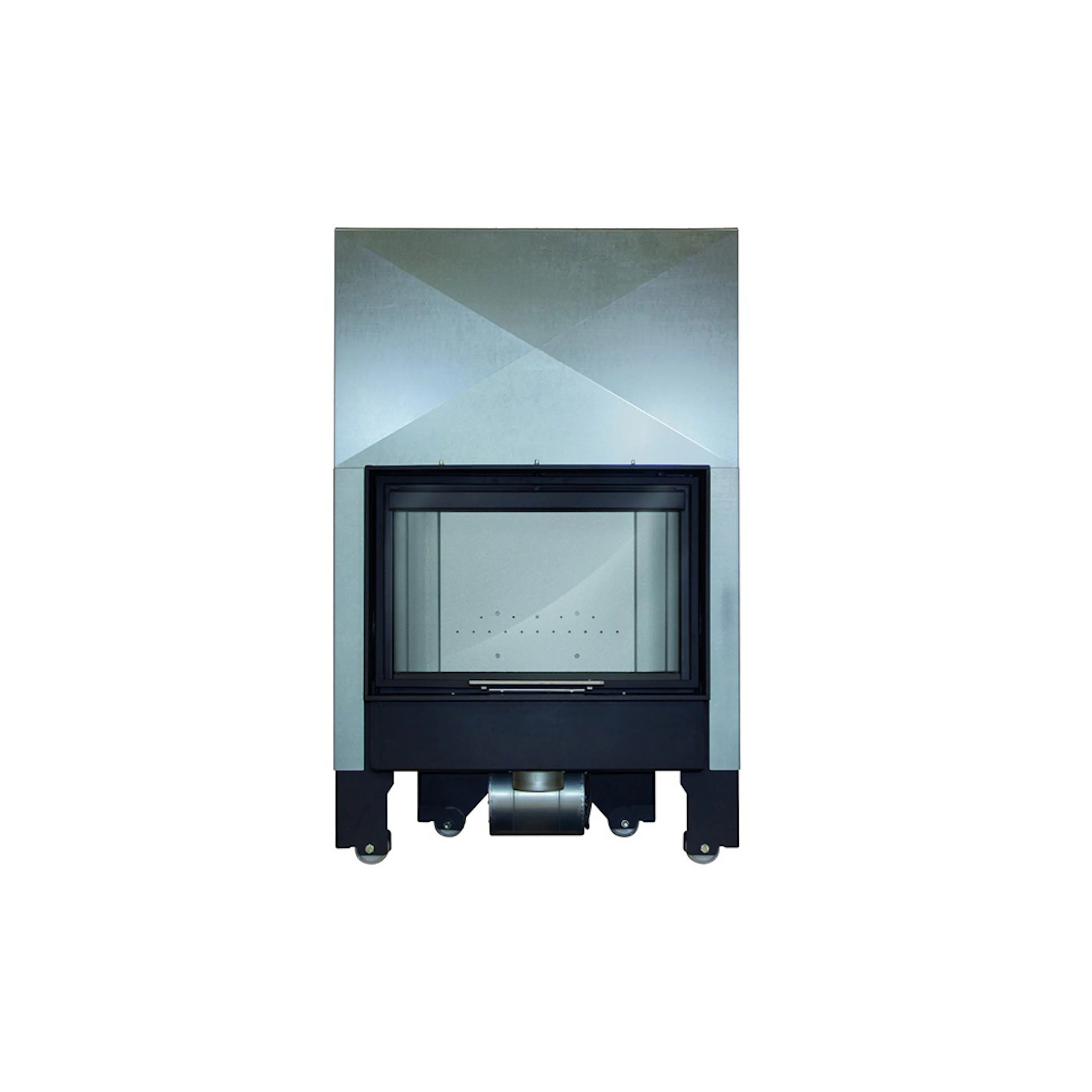 Öppen spis och kamin Lacunza Itaca 80 ECO Med turbinfläkt, Material: Thermotte