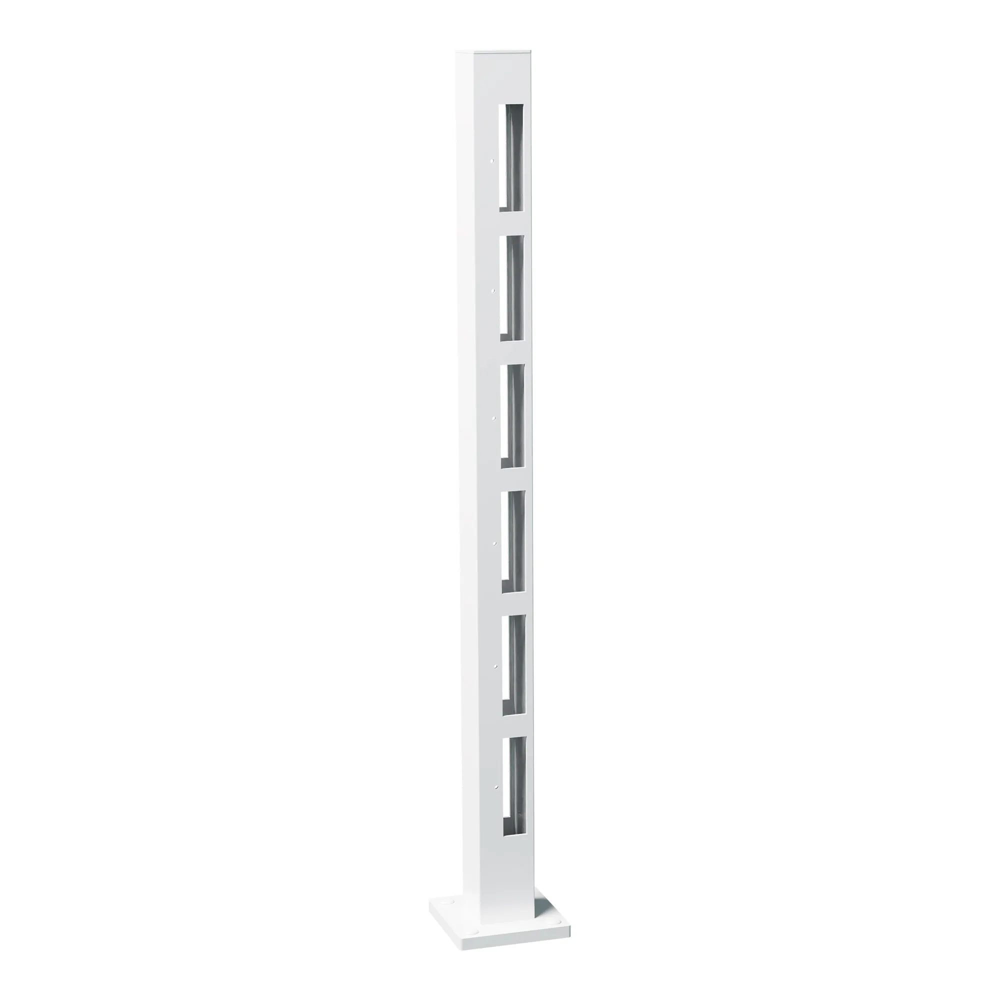 Staketstolpe Vidöstern 1040mm Mellanstolpe VIT Höjd: 1040 mm, Vit