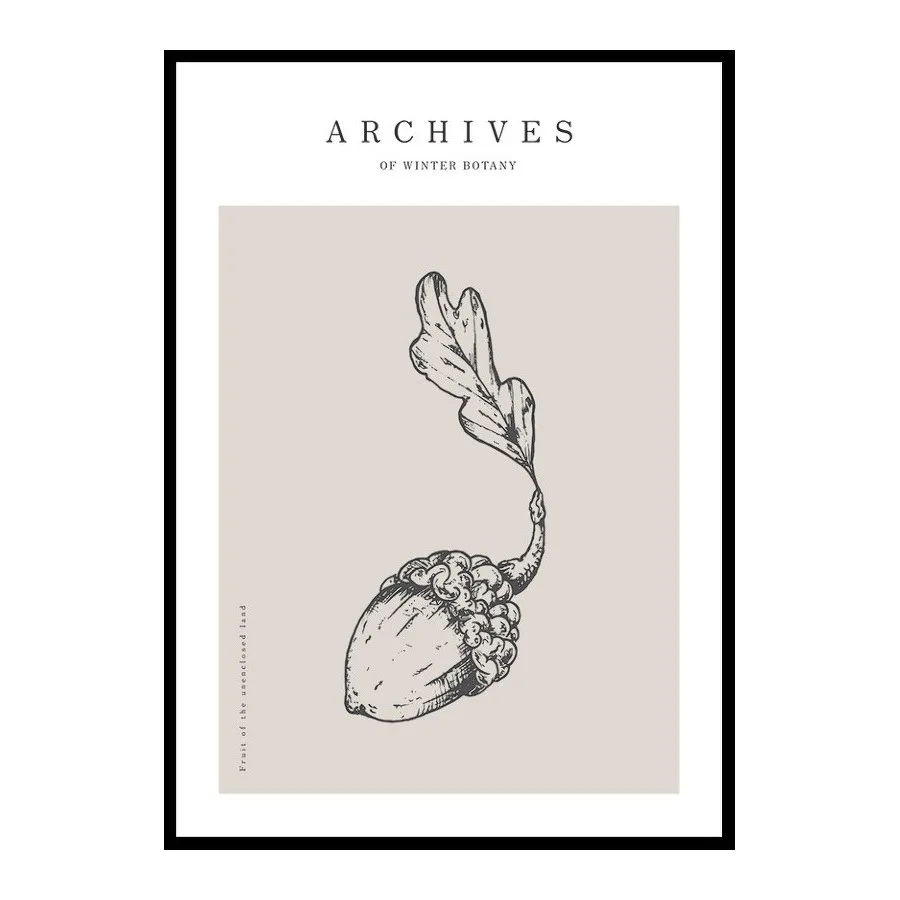 Poster Gallerix Winter Botany No1