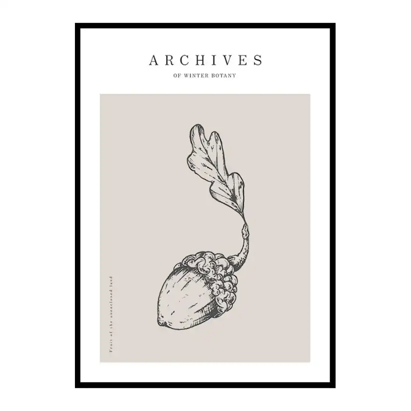 Poster Gallerix Winter Botany No1