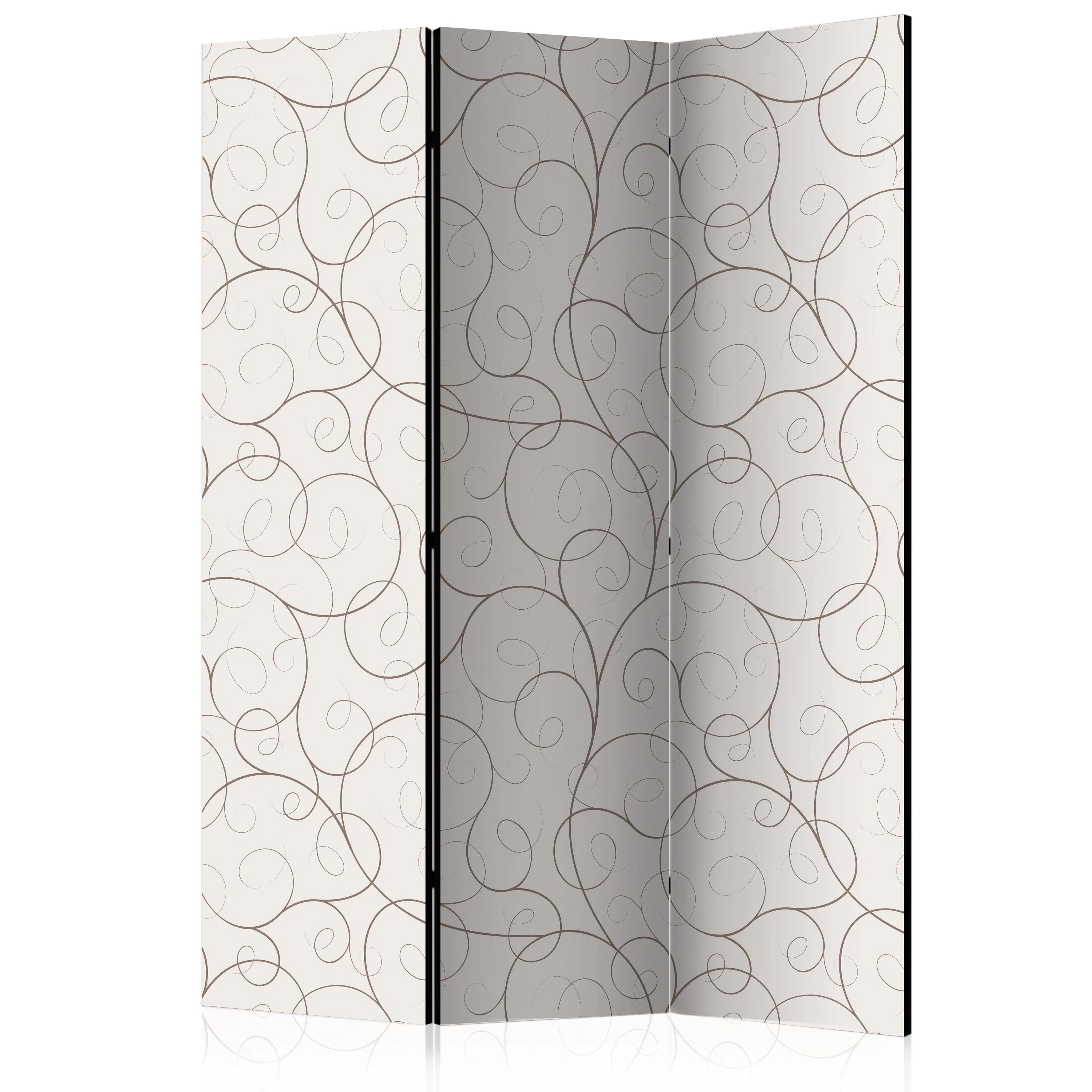 Rumsavdelare Skärmvägg Arkiio Black Streamers 135x172 cm