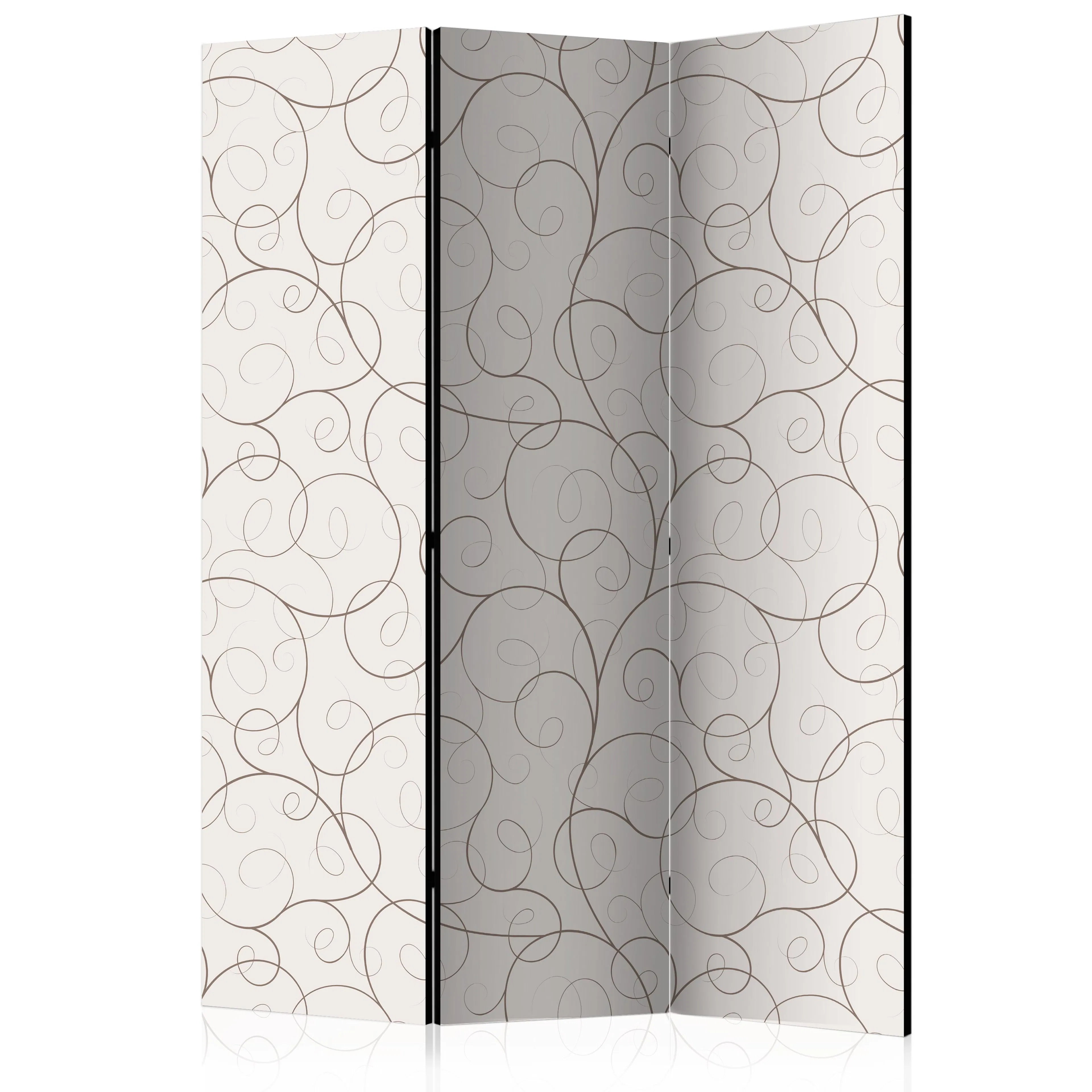 Rumsavdelare Skärmvägg Arkiio Black Streamers 135x172 cm
